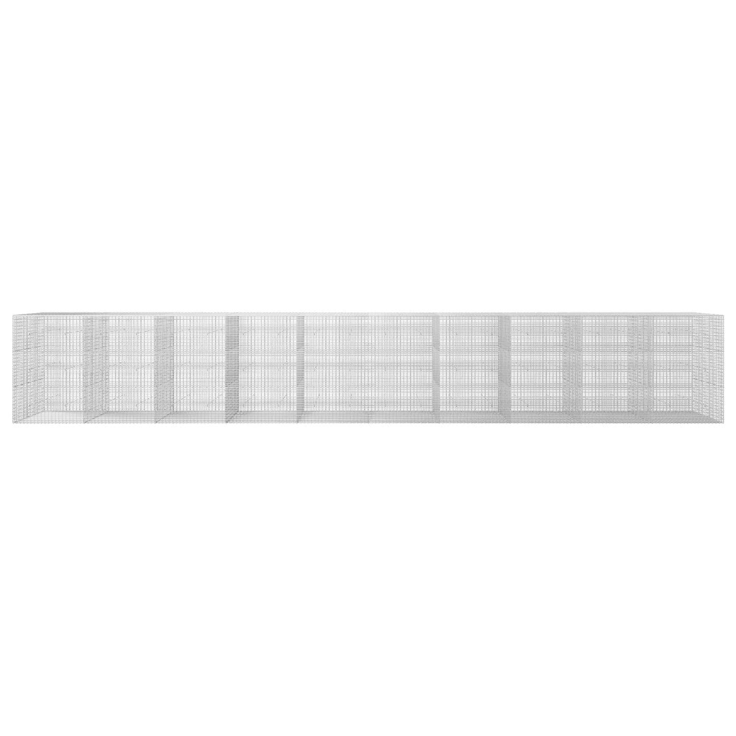 vidaXL Γκαμπιόν με σύρμα 5 mm και πλέγμα 5x2,5 cm 1000x50x150 εκ