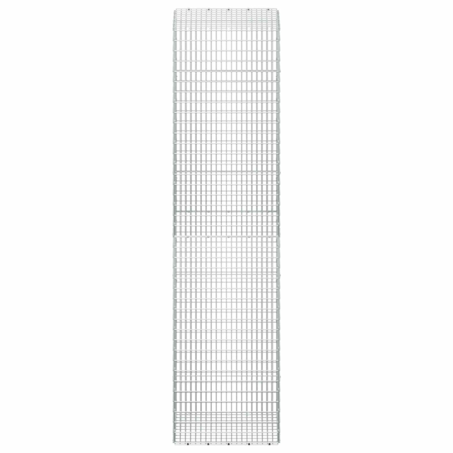 vidaXL Γκαμπιόν με σύρμα 5 mm και πλέγμα 5x2,5 cm 50x50x200 εκ