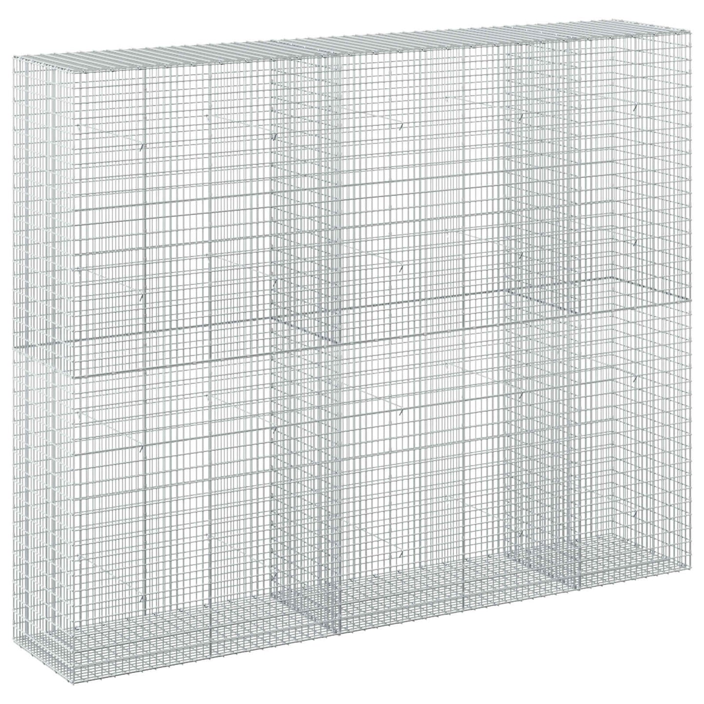 vidaXL Γκαμπιόν με σύρμα 5 mm και πλέγμα 5x2,5 cm 250x50x200 εκ.