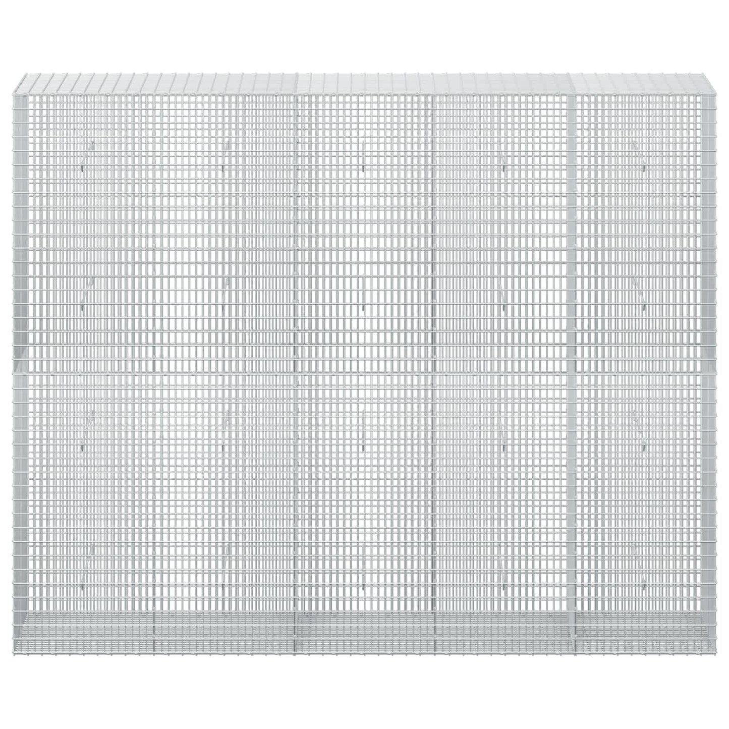 vidaXL Γκαμπιόν με σύρμα 5 mm και πλέγμα 5x2,5 cm 250x50x200 εκ.