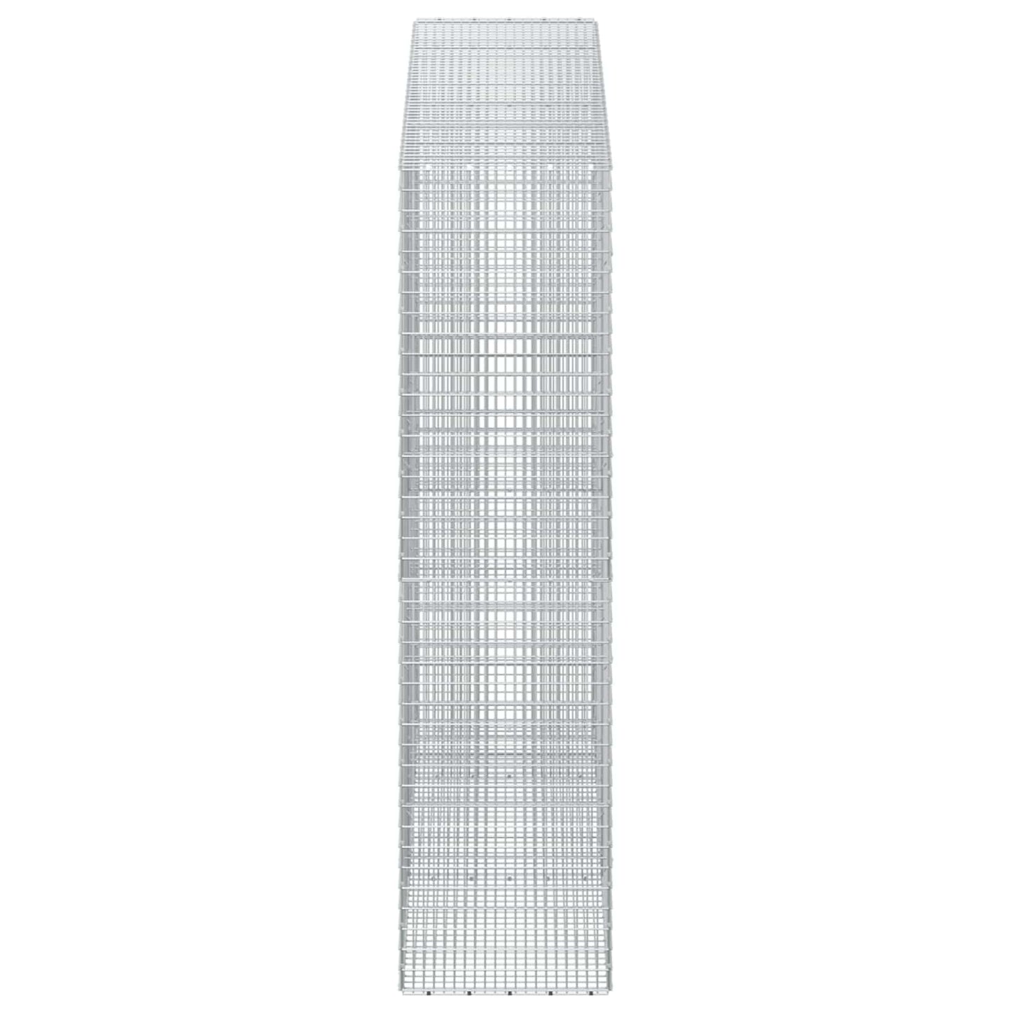 vidaXL Γκαμπιόν με σύρμα 5 mm και πλέγμα 5x2,5 cm 250x50x200 εκ.