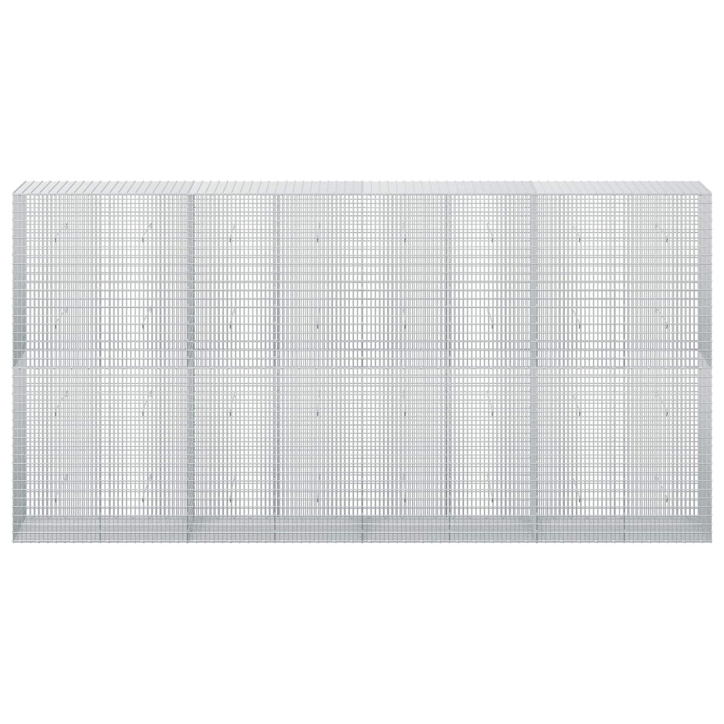 vidaXL Γκαμπιόν με σύρμα 5 mm και πλέγμα 5x2,5 cm 400x50x200 εκ