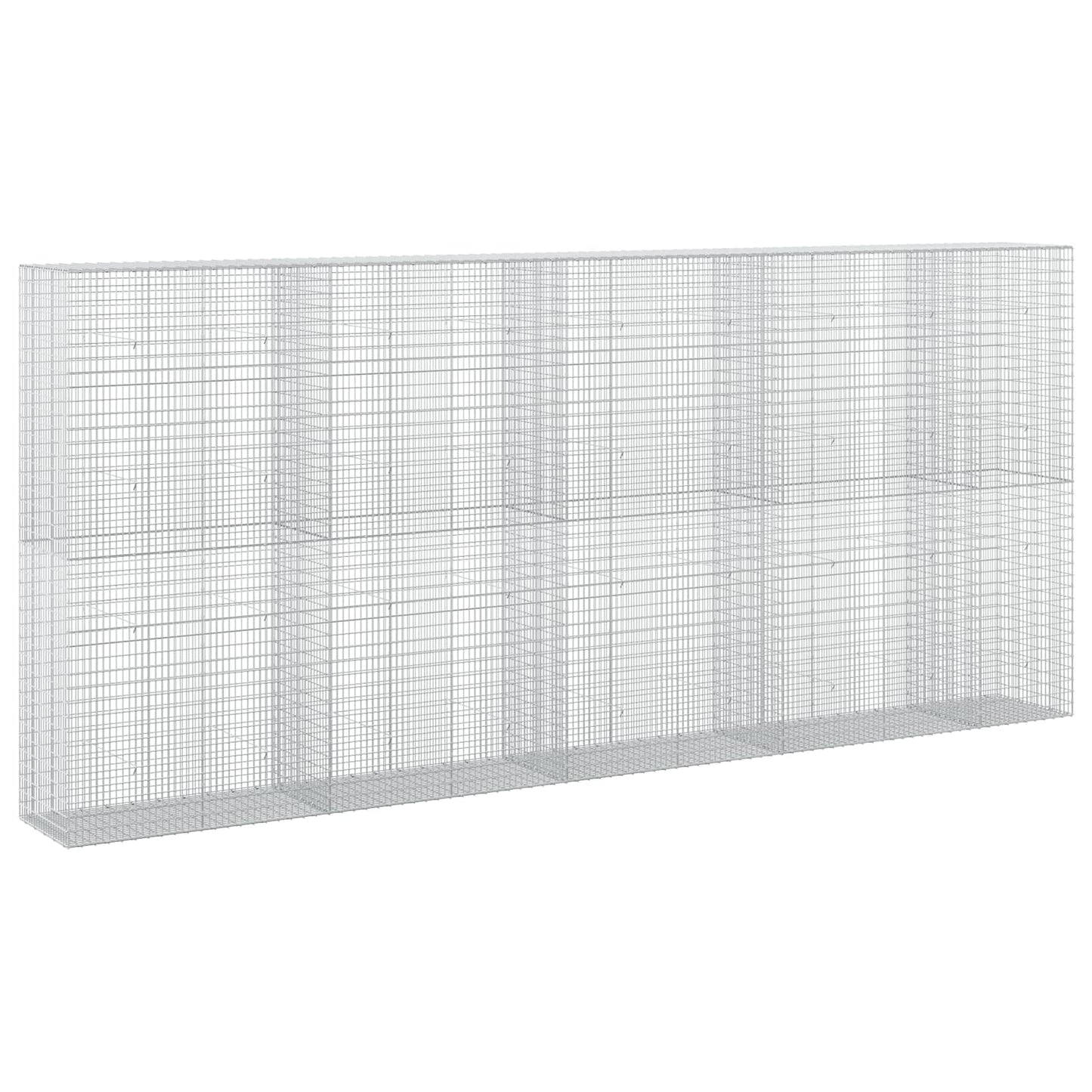 vidaXL Γκαμπιόν με σύρμα 5 mm και πλέγμα 5x2,5 cm 450x50x200 εκ