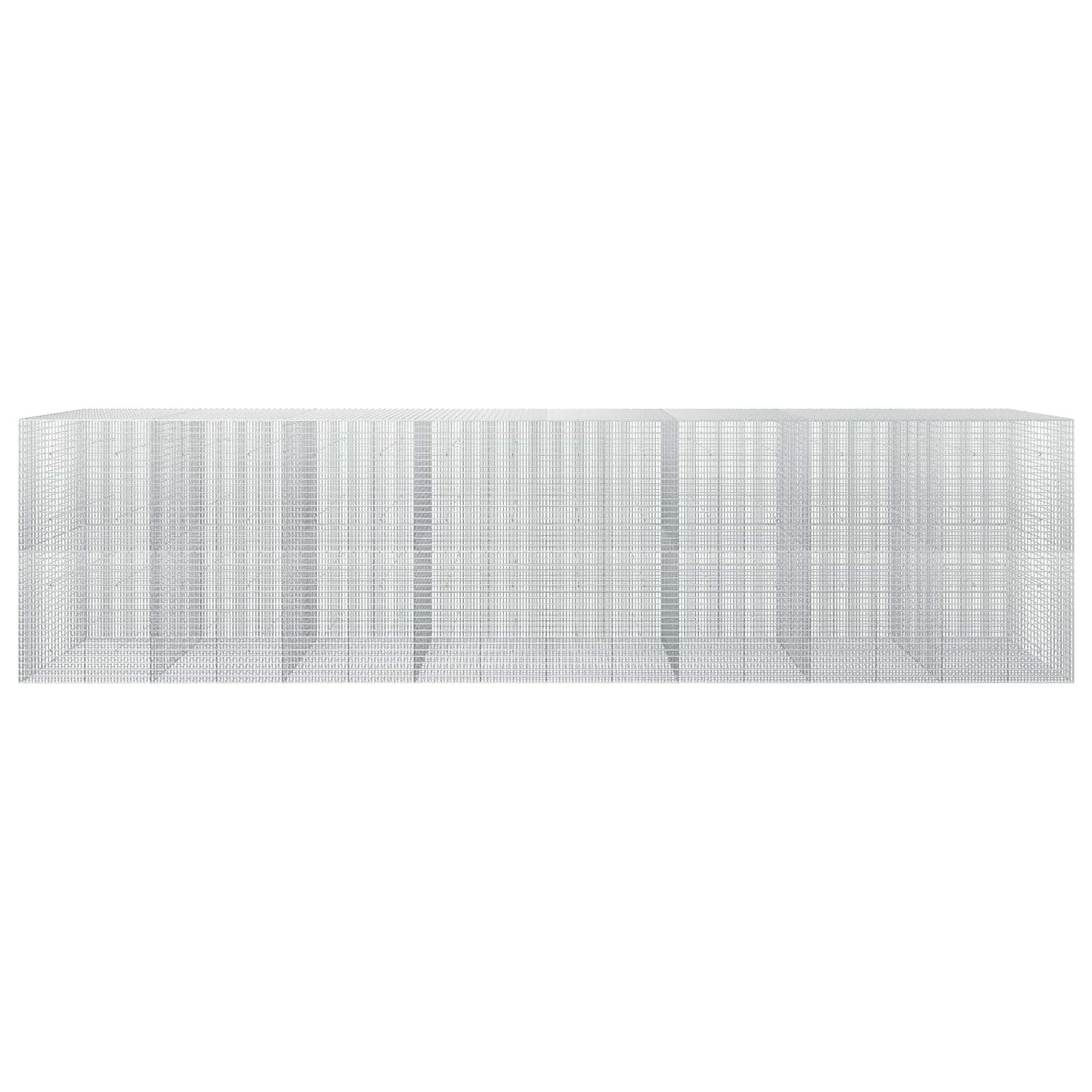 vidaXL Γκαμπιόν με σύρμα 5 mm και πλέγμα 5x2,5 cm 800x50x200 εκ