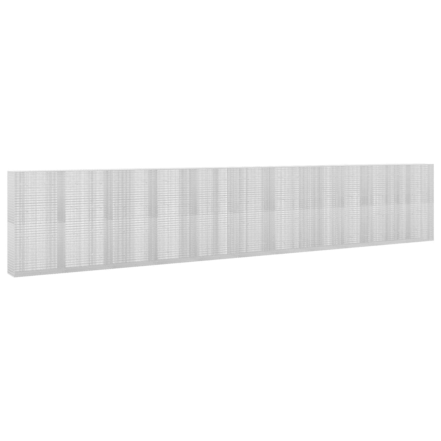 vidaXL Γκαμπιόν με σύρμα 5 mm και πλέγμα 5x2,5 cm 1100x50x200 εκ