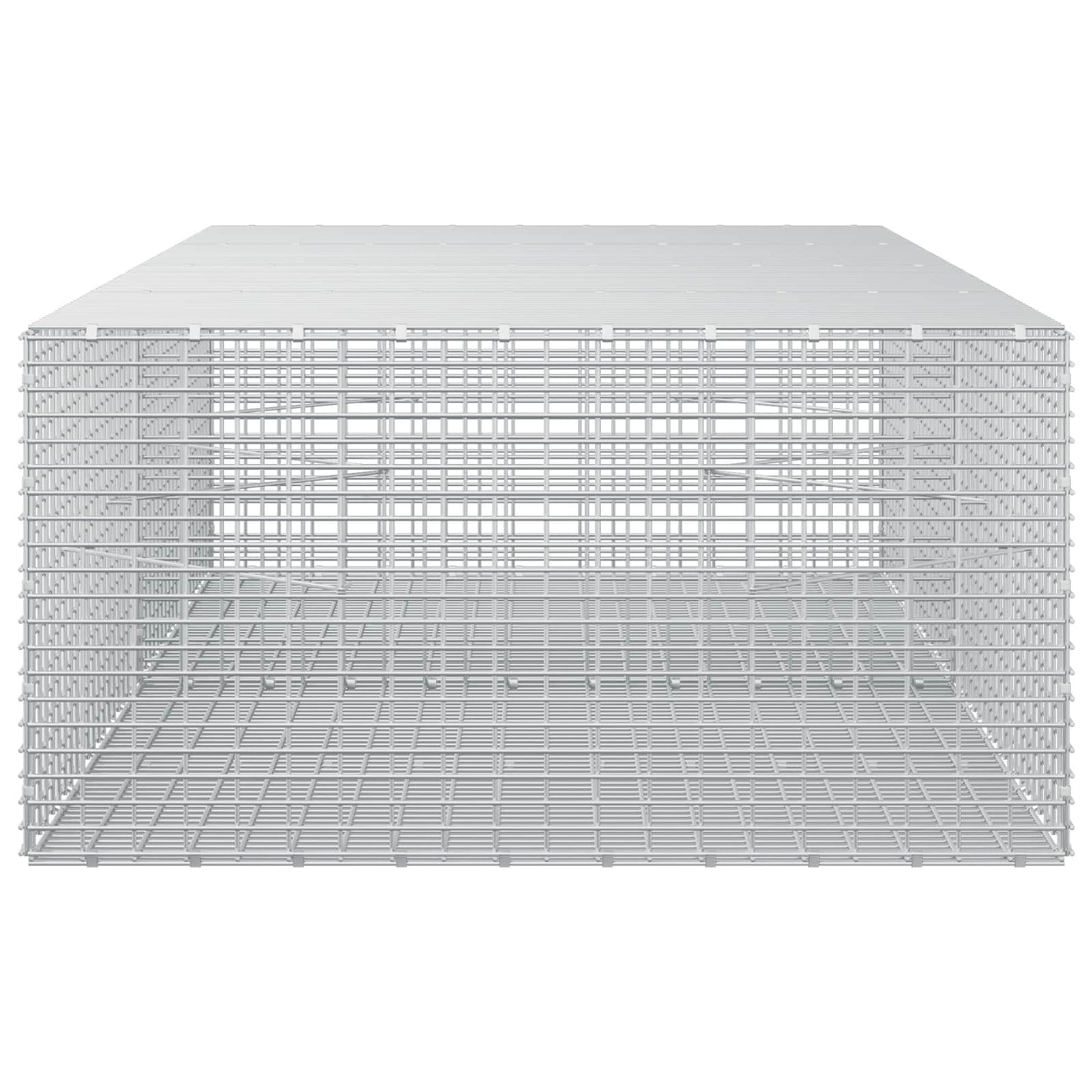 vidaXL Γκαμπιόν με σύρμα 5 mm και πλέγμα 5x2,5 cm 200x100x50 εκ