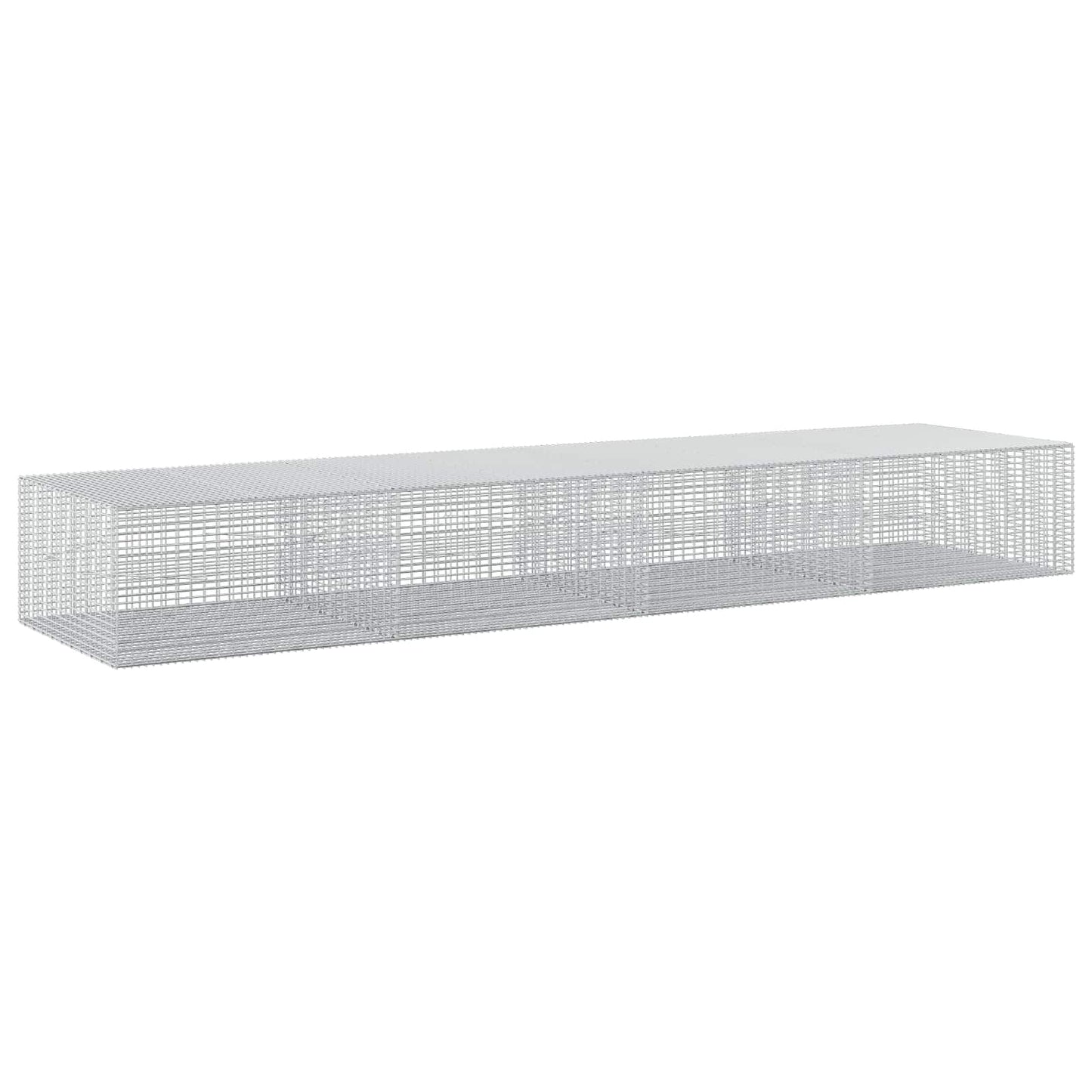 vidaXL Γκαμπιόν με σύρμα 5 mm και πλέγμα 5x2,5 cm 400x100x50 εκ.