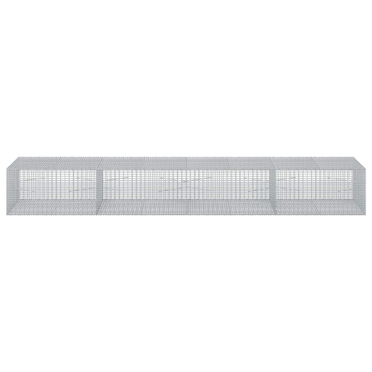 vidaXL Γκαμπιόν με σύρμα 5 mm και πλέγμα 5x2,5 cm 400x100x50 εκ.