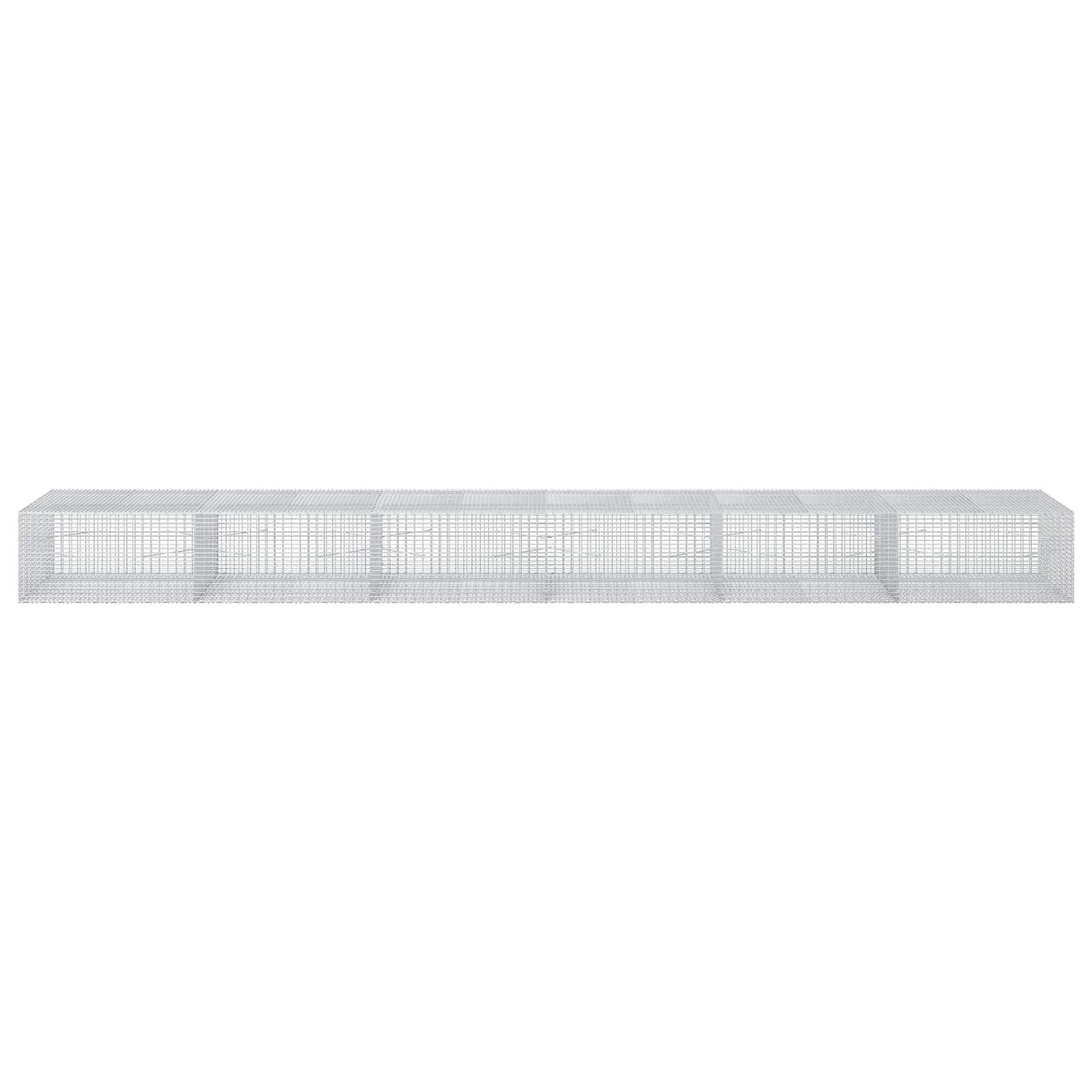 vidaXL Γκαμπιόν με σύρμα 5 mm και πλέγμα 5x2,5 cm 600x100x50 εκ.