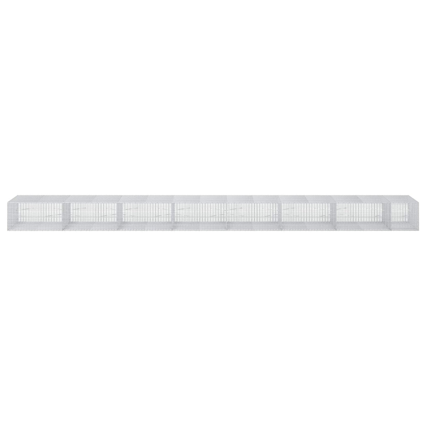vidaXL Γκαμπιόν με σύρμα 5 mm και πλέγμα 5x2,5 cm 750x100x50 εκ