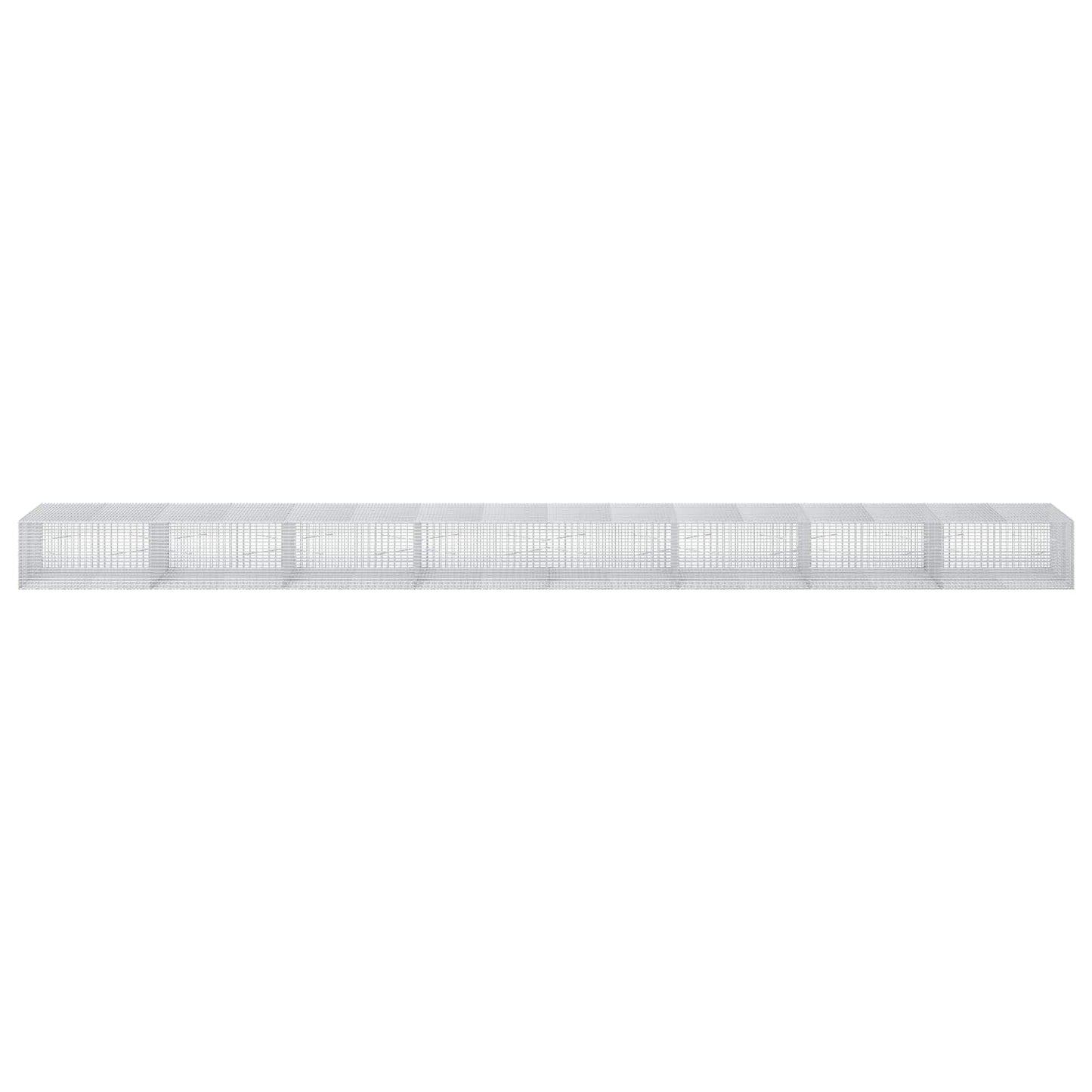 vidaXL Γκαμπιόν με σύρμα 5 mm και πλέγμα 5x2,5 cm 800x100x50 εκ.