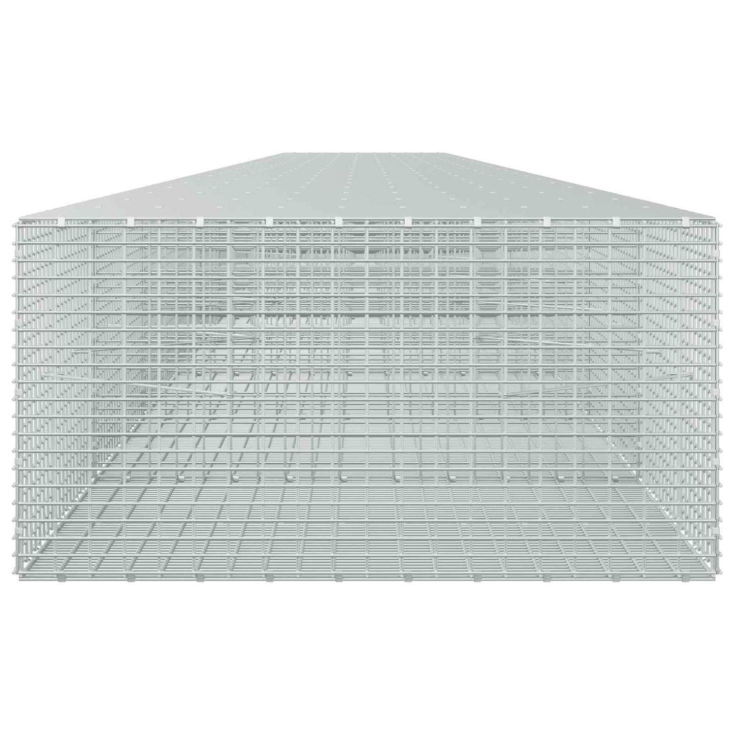 vidaXL Γκαμπιόν με σύρμα 5 mm και πλέγμα 5x2,5 cm 1200x100x50 εκ