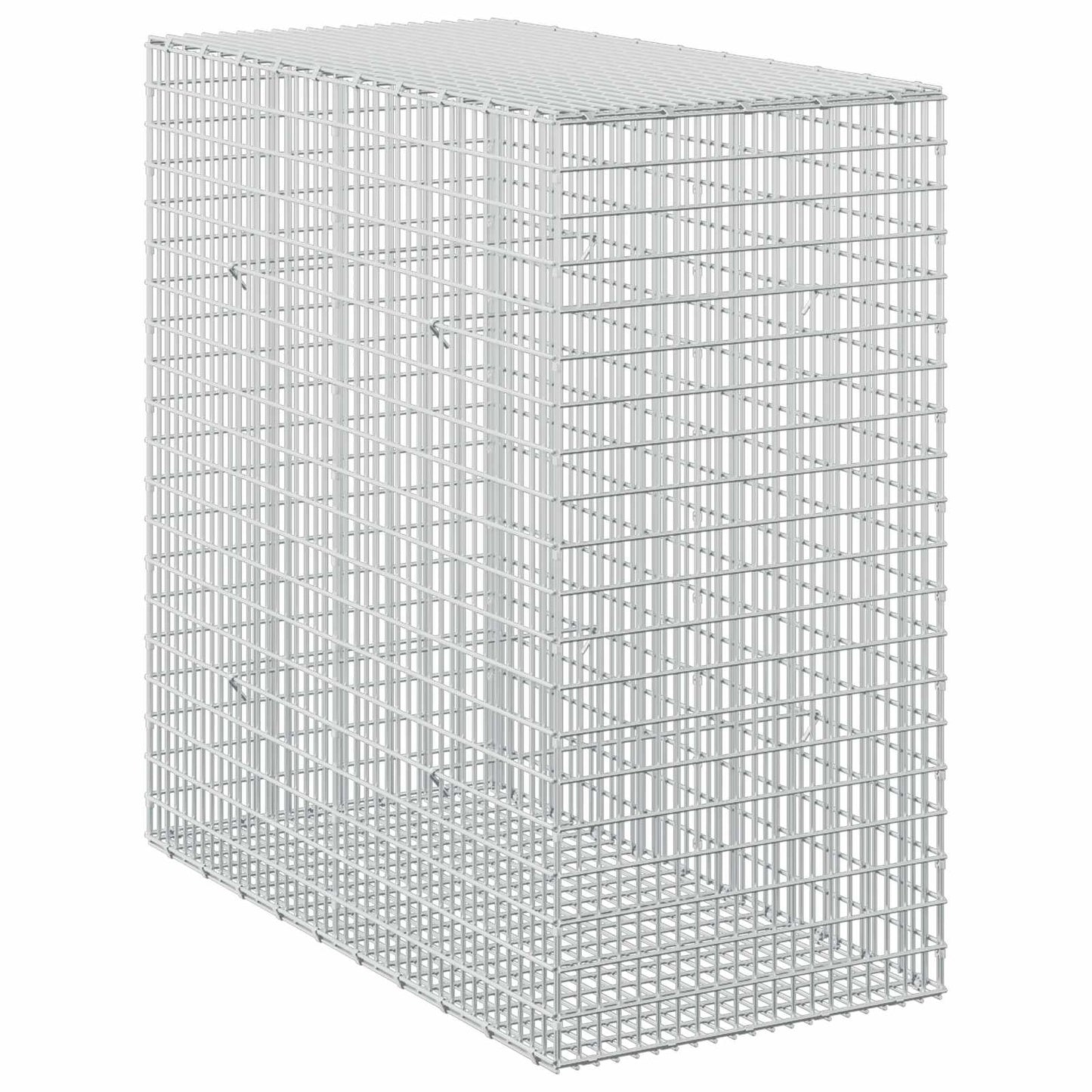 vidaXL Γκαμπιόν με σύρμα 5 mm και πλέγμα 5x2,5 cm 50x100x100 εκ