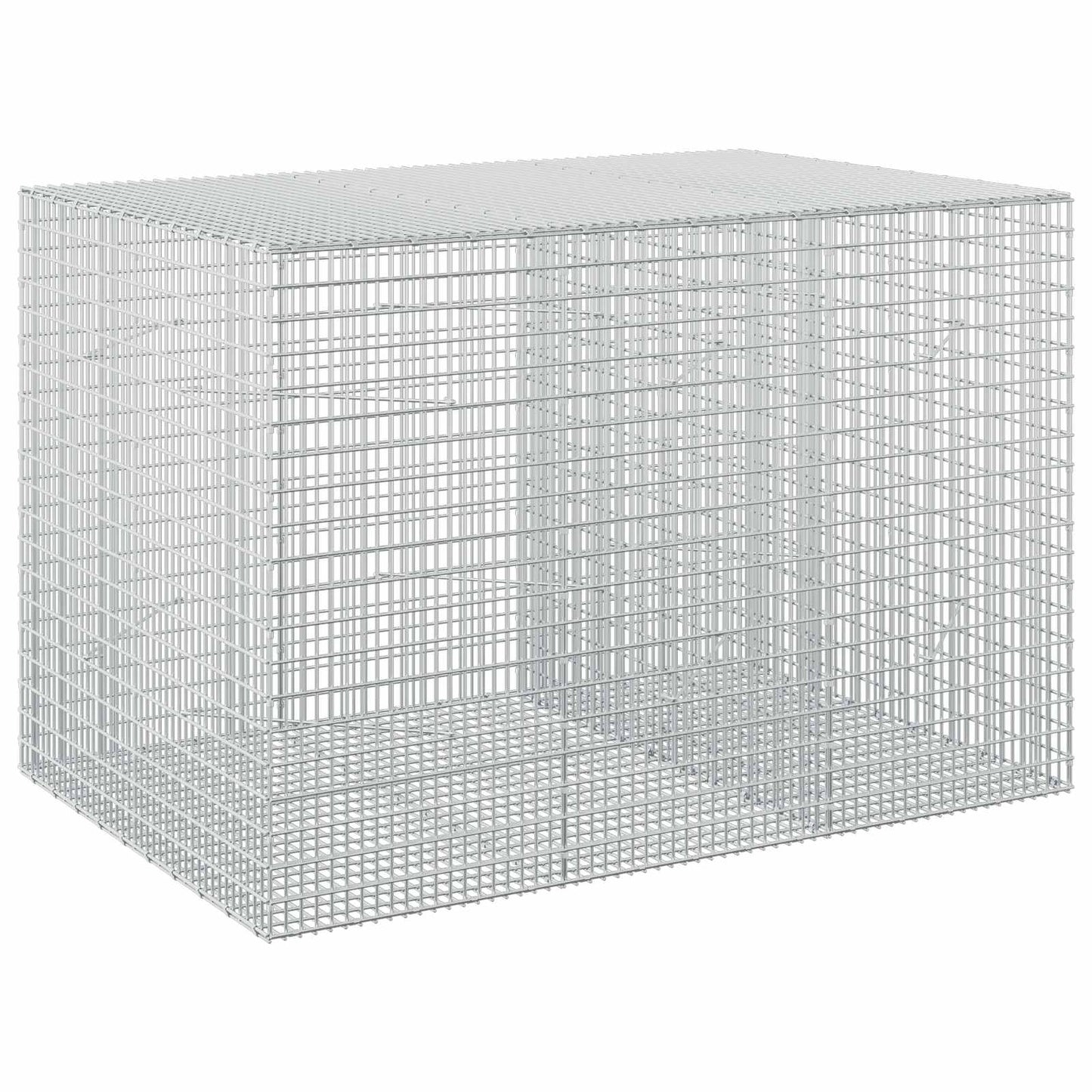 vidaXL Γκαμπιόν με σύρμα 5 mm και πλέγμα 5x2,5 cm 150x100x100 εκ.