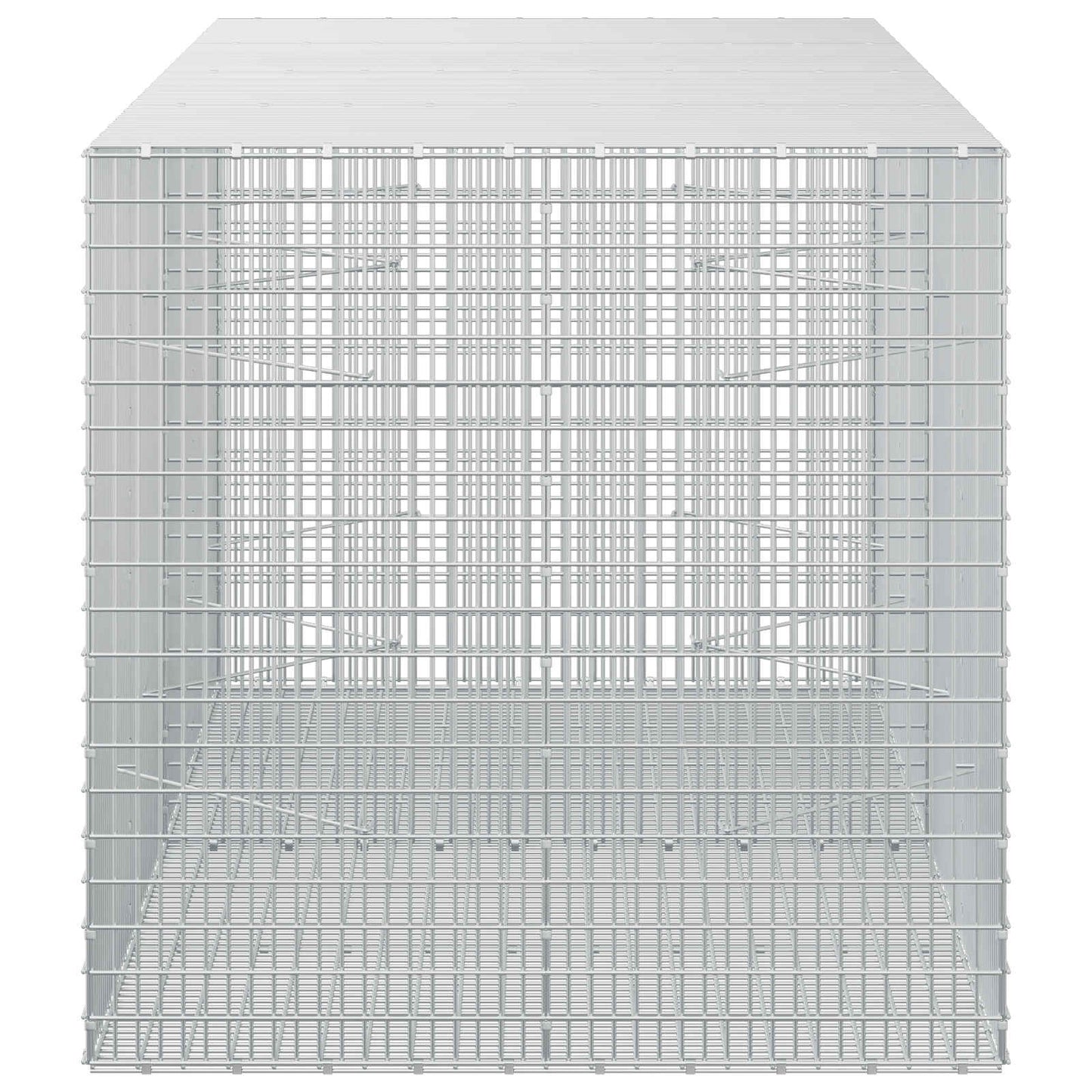 vidaXL Γκαμπιόν με σύρμα 5 mm και πλέγμα 5x2,5 cm 200x100x100 εκ.
