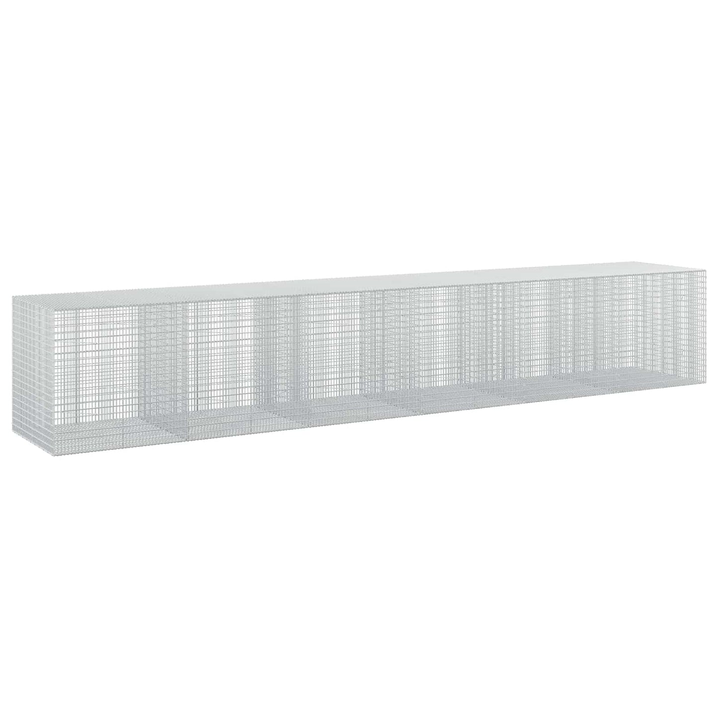 vidaXL Γκαμπιόν με σύρμα 5 mm και πλέγμα 5x2,5 cm 600x100x100 εκ.