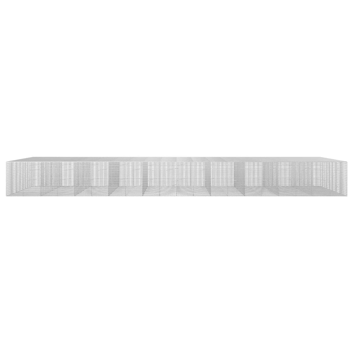 vidaXL Γκαμπιόν με σύρμα 5 mm και πλέγμα 5x2,5 cm 1000x100x100 εκ.