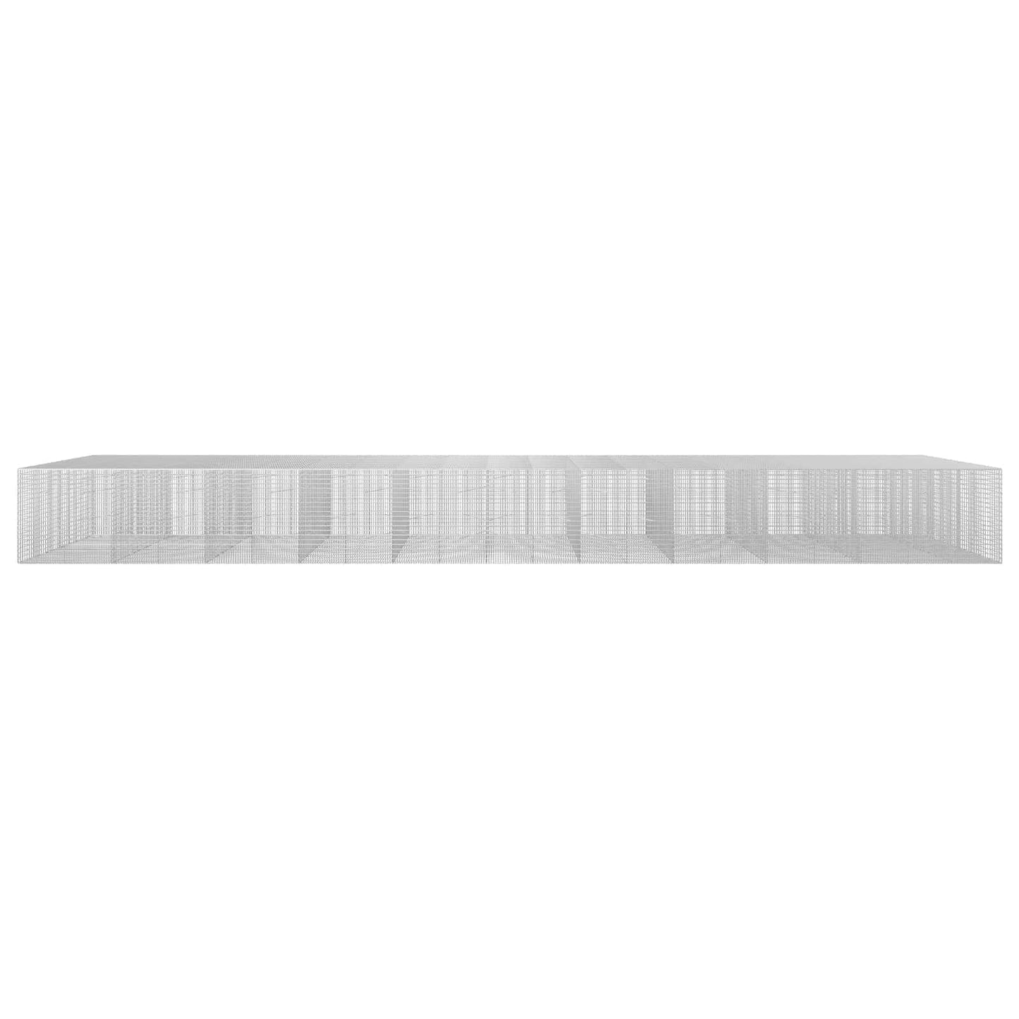 vidaXL Γκαμπιόν με σύρμα 5 mm και πλέγμα 5x2,5 cm 1050x100x100 εκ