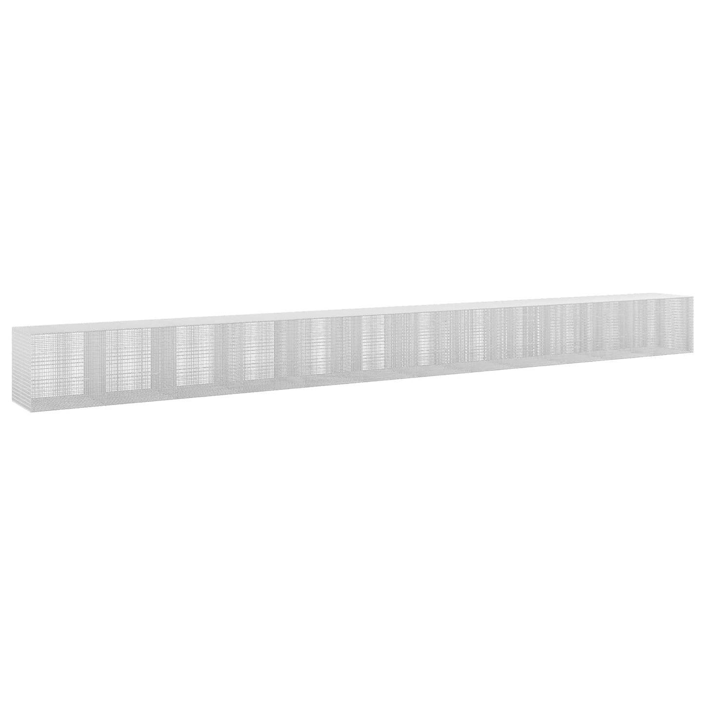 vidaXL Γκαμπιόν με σύρμα 5 mm και πλέγμα 5x2,5 cm 1200x100x100 εκ