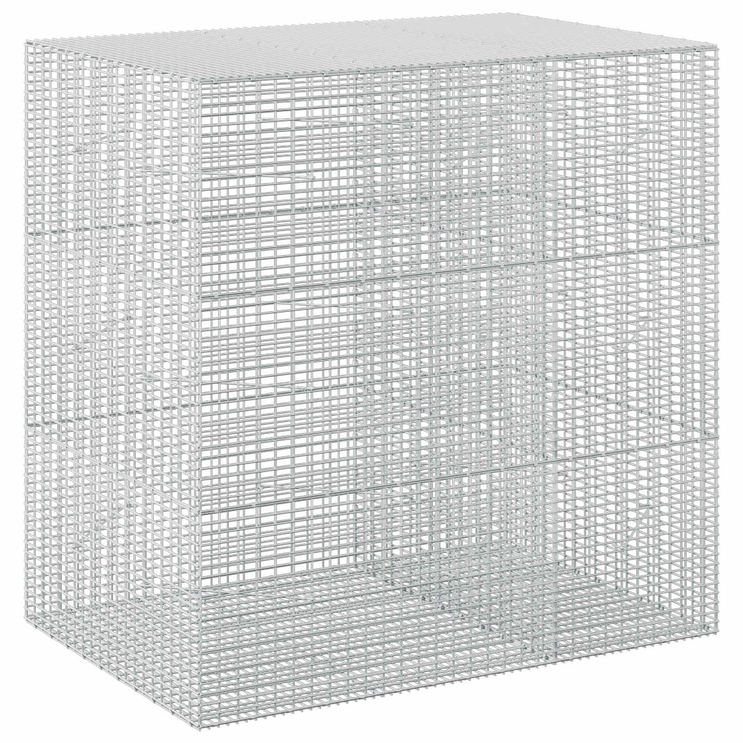 vidaXL Γκαμπιόν με σύρμα 5 mm και πλέγμα 5x2,5 cm 150x100x150 εκ.