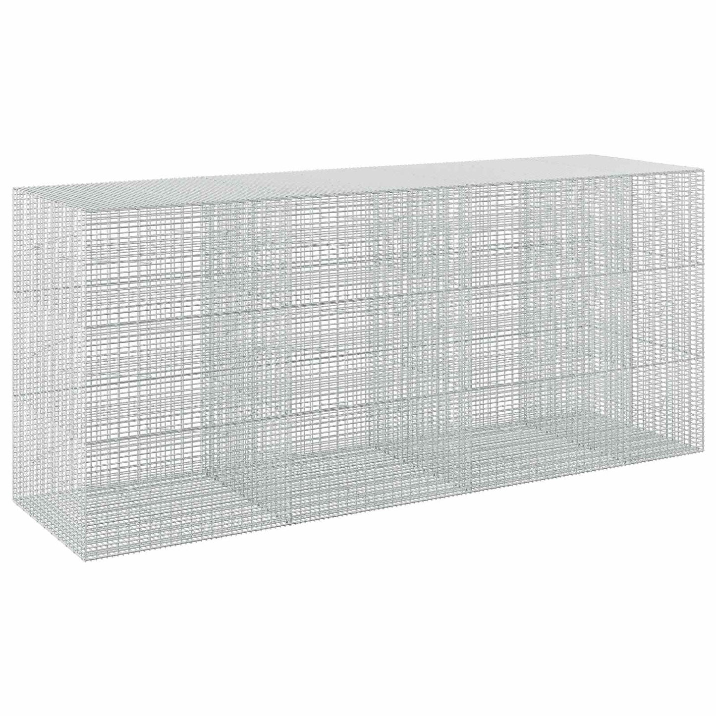 vidaXL Γκαμπιόν με σύρμα 5 mm και πλέγμα 5x2,5 cm 350x100x150 εκ.