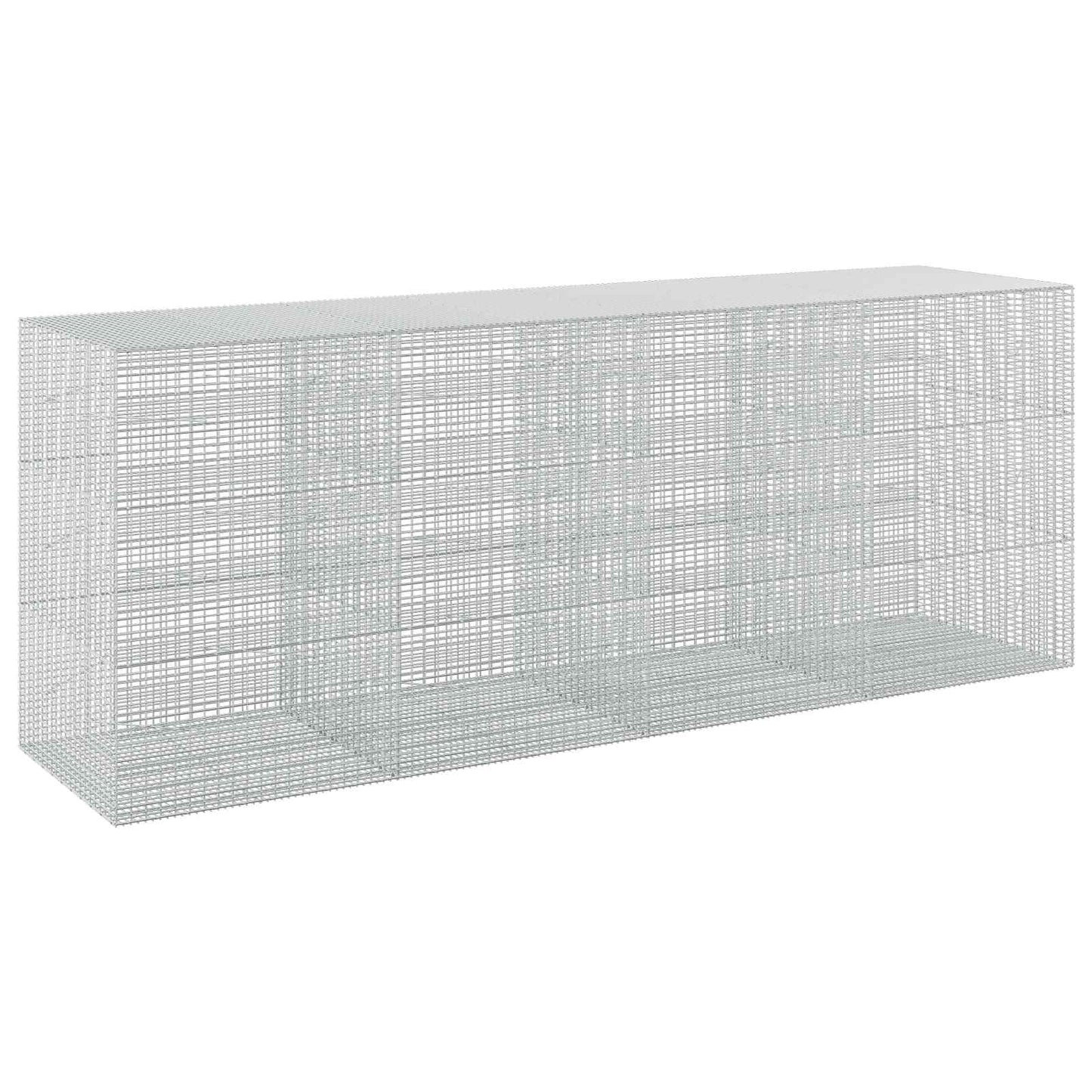 vidaXL Γκαμπιόν με σύρμα 5 mm και πλέγμα 5x2,5 cm 400x100x150 εκ.