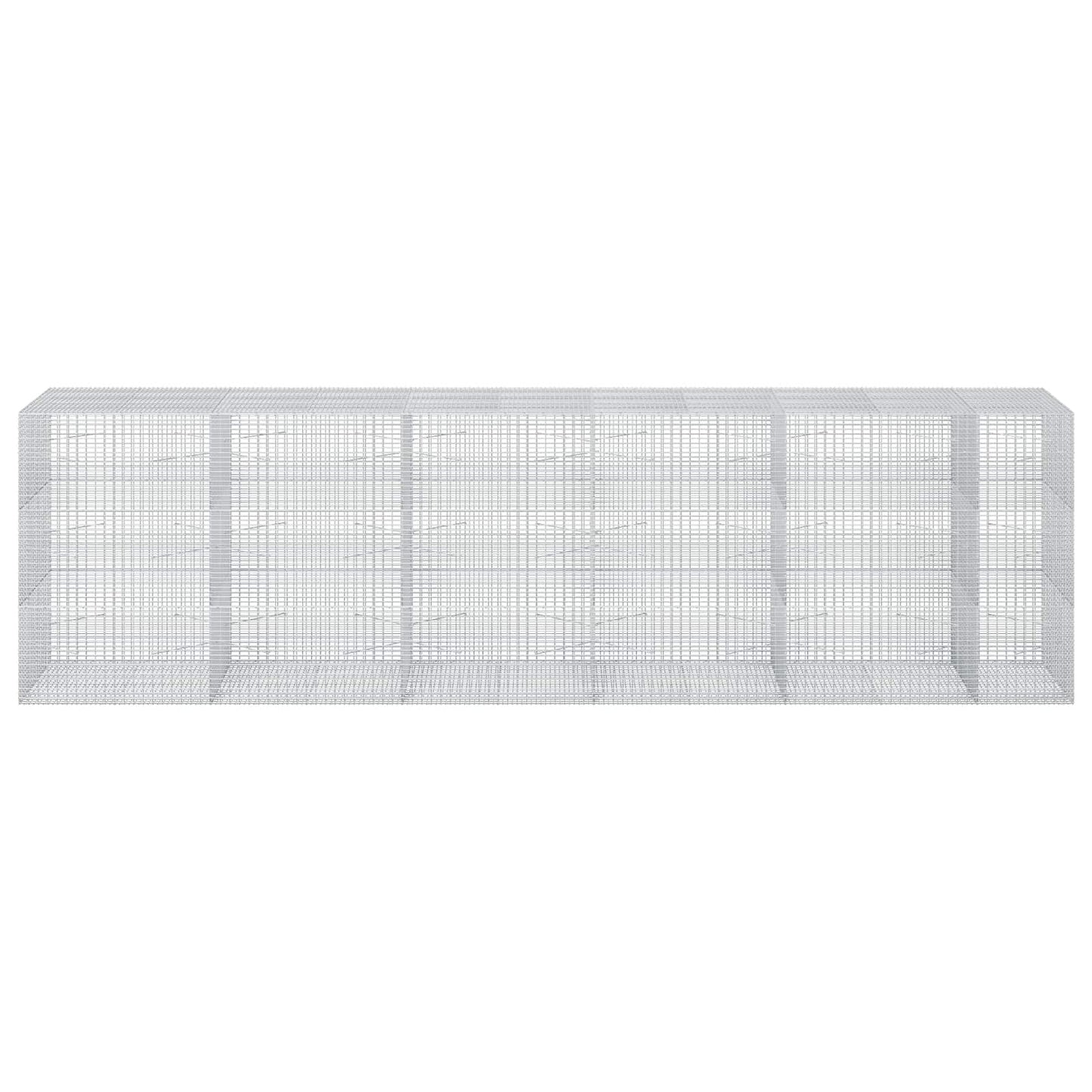 vidaXL Γκαμπιόν με σύρμα 5 mm και πλέγμα 5x2,5 cm 550x100x150 εκ.
