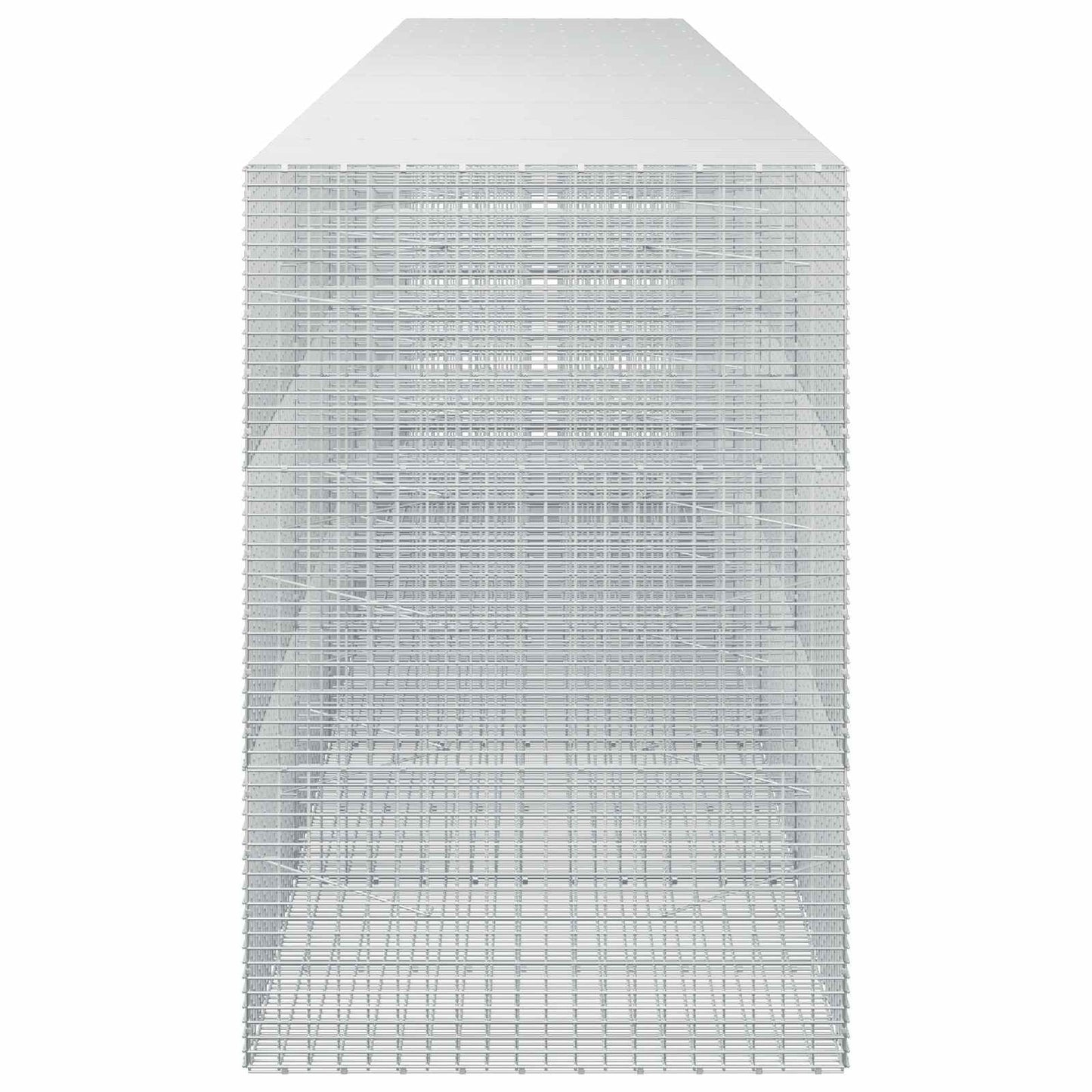vidaXL Γκαμπιόν με σύρμα 5 mm και πλέγμα 5x2,5 cm 600x100x150 εκ
