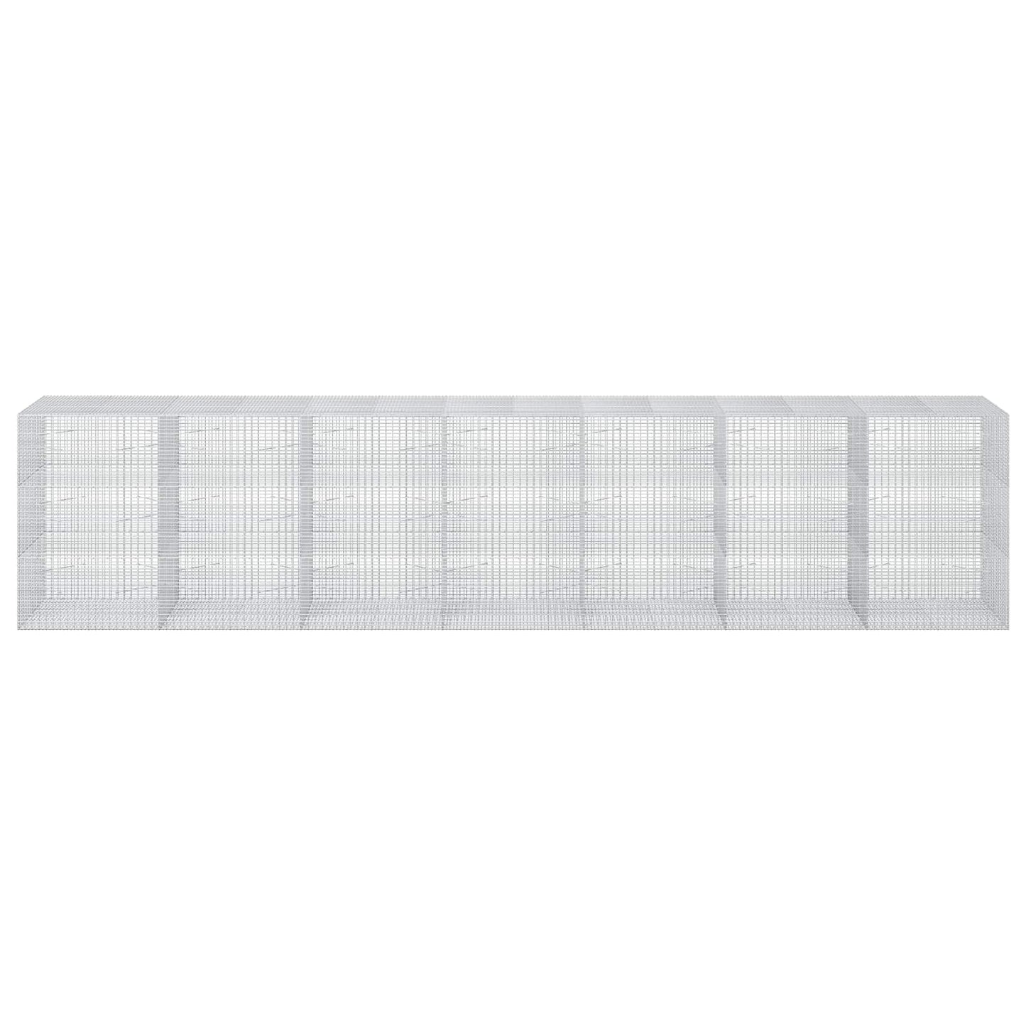 vidaXL Γκαμπιόν με σύρμα 5 mm και πλέγμα 5x2,5 cm 700x100x150 εκ.