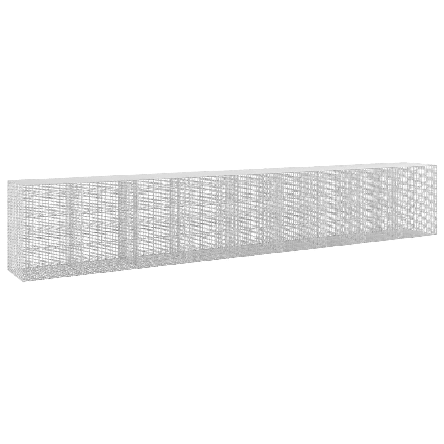 vidaXL Γκαμπιόν με σύρμα 5 mm και πλέγμα 5x2,5 cm 900x100x150 εκ