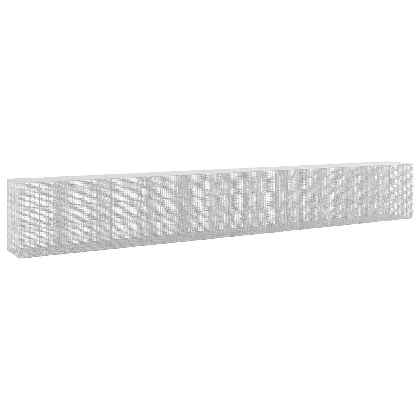 vidaXL Γκαμπιόν με σύρμα 5 mm και πλέγμα 5x2,5 cm 1100x100x150 εκ.