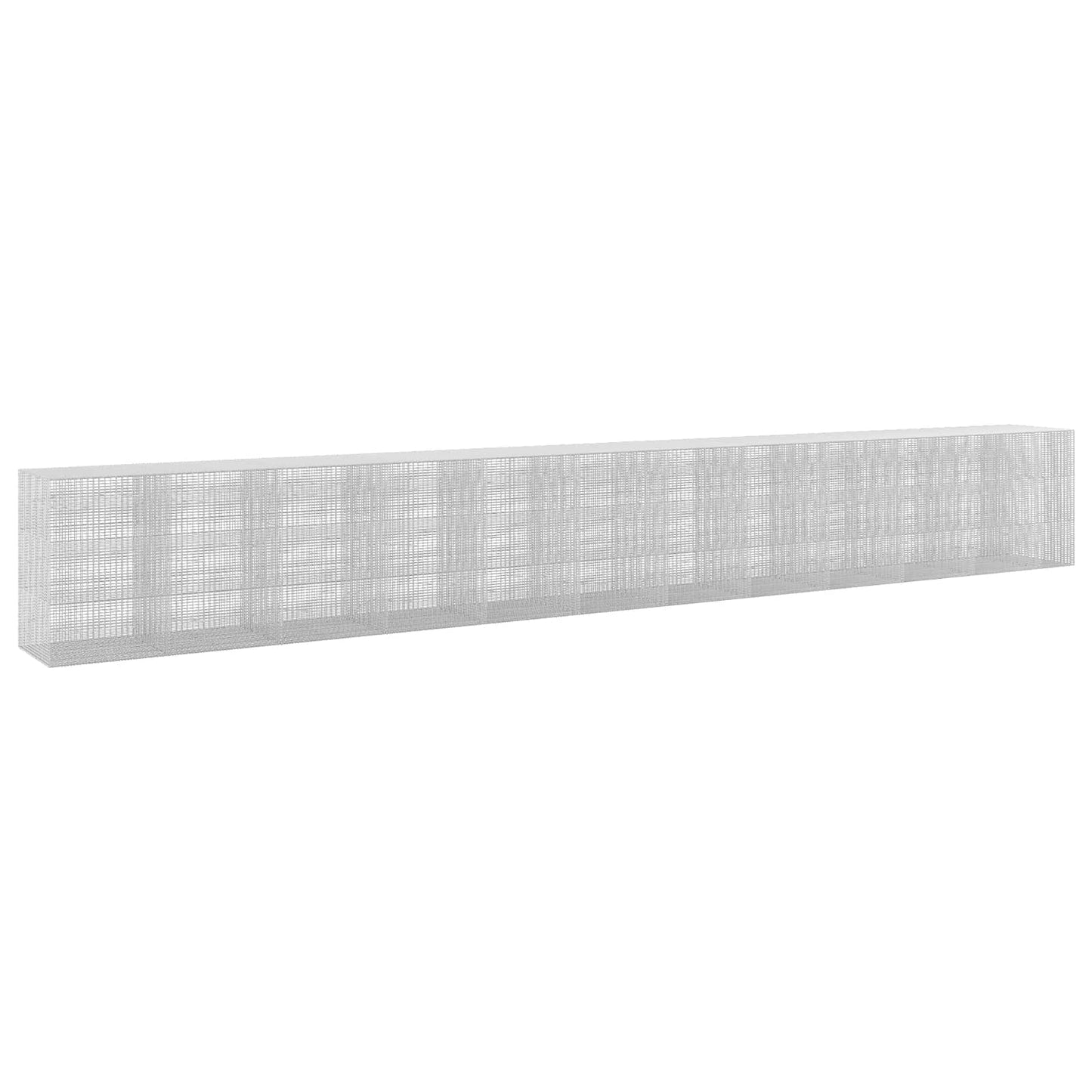 vidaXL Γκαμπιόν με σύρμα 5 mm και πλέγμα 5x2,5 cm 1150x100x150 εκ.