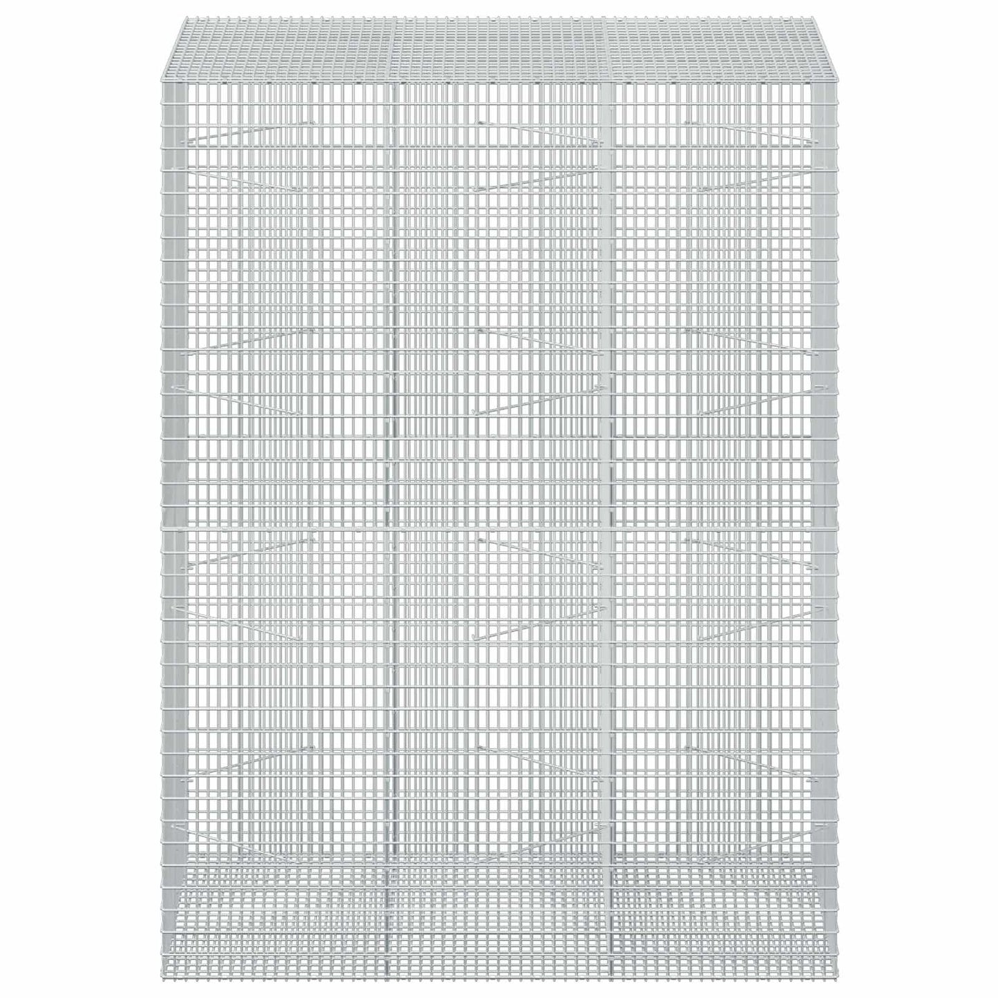 vidaXL Γκαμπιόν με σύρμα 5 mm και πλέγμα 5x2,5 cm 150x100x200 εκ.