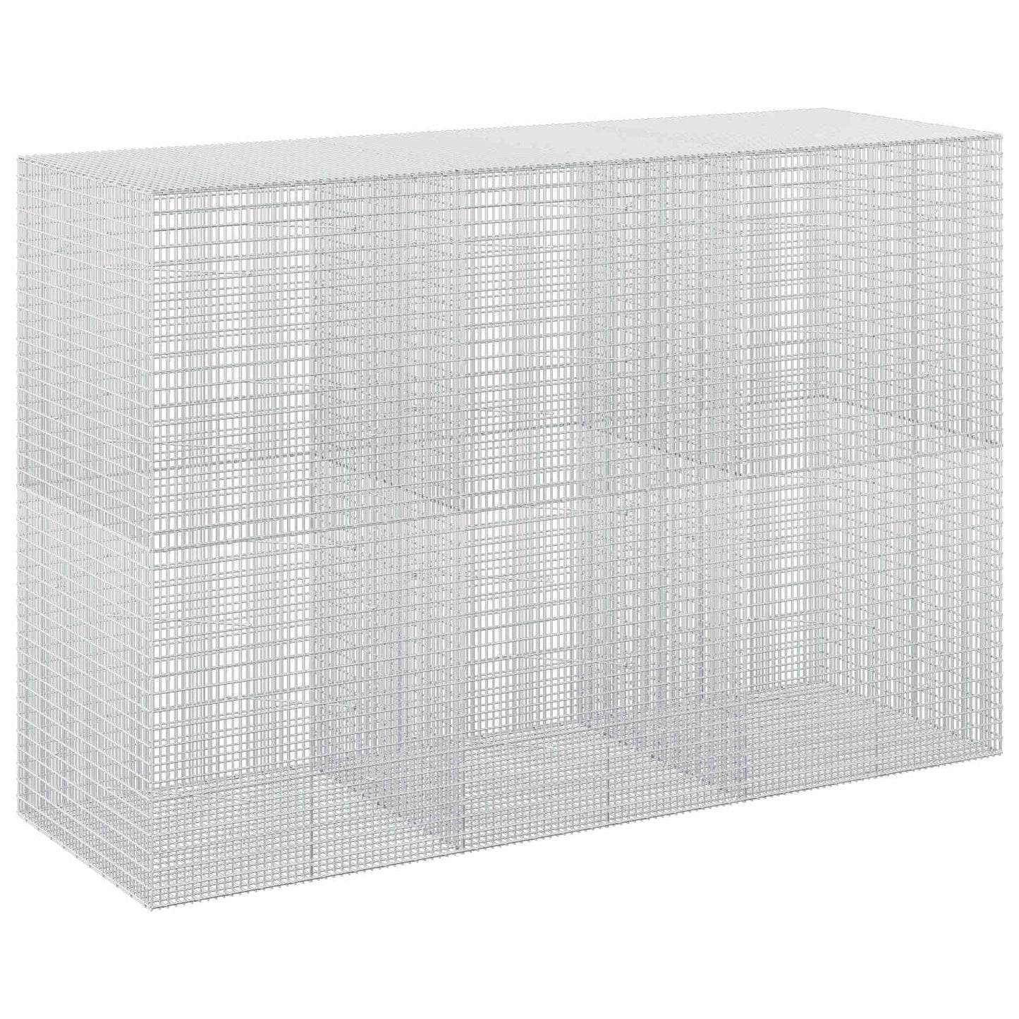 vidaXL Γκαμπιόν με σύρμα 5 mm και πλέγμα 5x2,5 cm 300x100x200 εκ