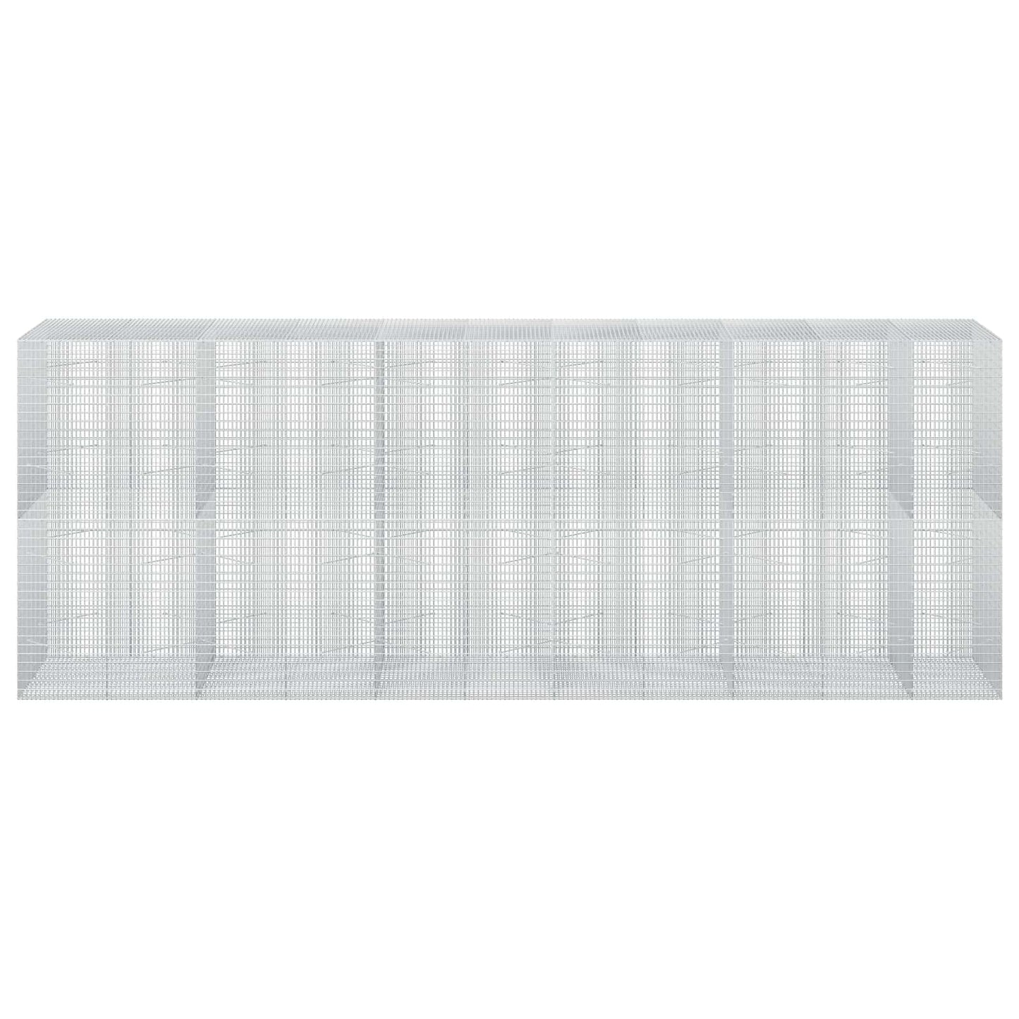 vidaXL Γκαμπιόν με σύρμα 5 mm και πλέγμα 5x2,5 cm 550x100x200 εκ.
