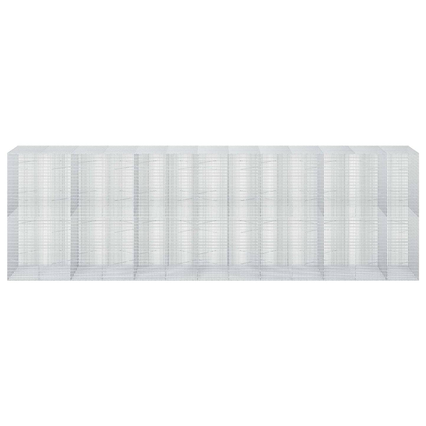 vidaXL Γκαμπιόν με σύρμα 5 mm και πλέγμα 5x2,5 cm 650x100x200 εκ