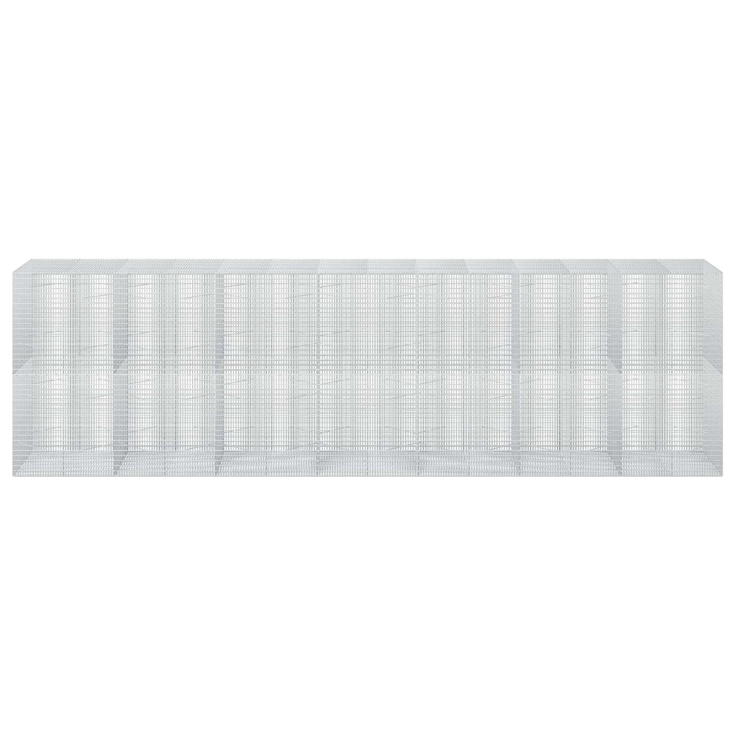 vidaXL Γκαμπιόν με σύρμα 5 mm και πλέγμα 5x2,5 cm 700x100x200 εκ.