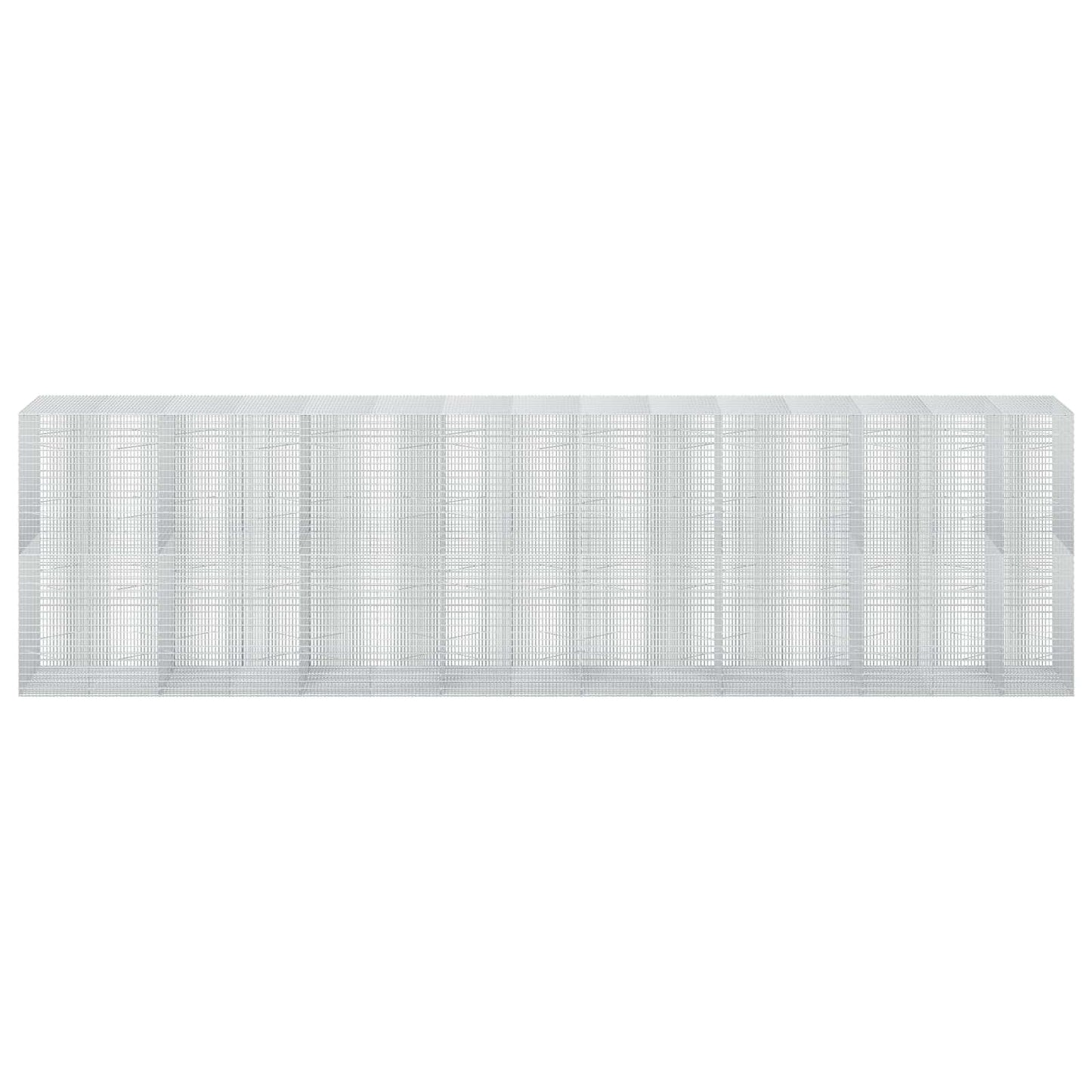 vidaXL Γκαμπιόν με σύρμα 5 mm και πλέγμα 5x2,5 cm 750x100x200 εκ.