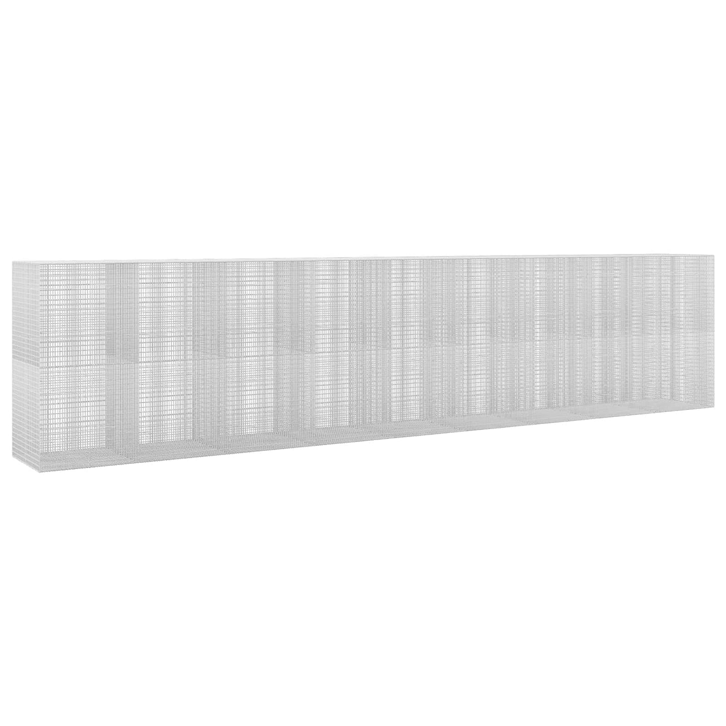 vidaXL Γκαμπιόν με σύρμα 5 mm και πλέγμα 5x2,5 cm 900x100x200 εκ