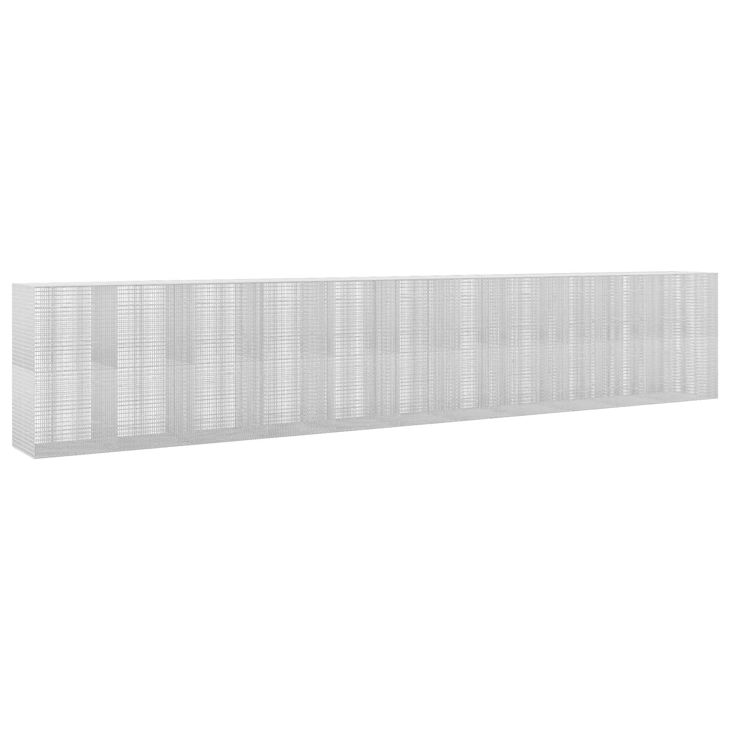 vidaXL Γκαμπιόν με σύρμα 5 mm και πλέγμα 5x2,5 cm 1100x100x200 εκ
