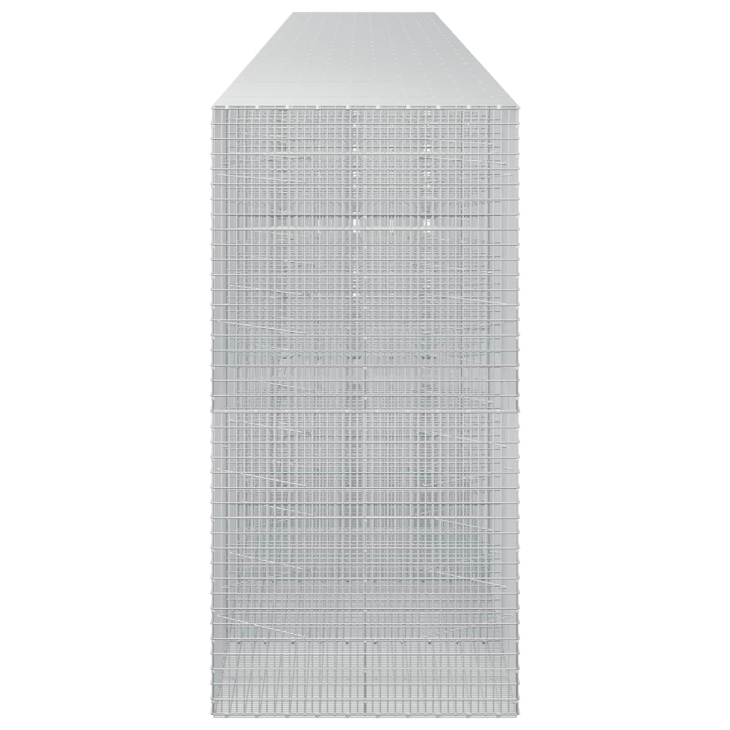 vidaXL Γκαμπιόν με σύρμα 5 mm και πλέγμα 5x2,5 cm 1100x100x200 εκ