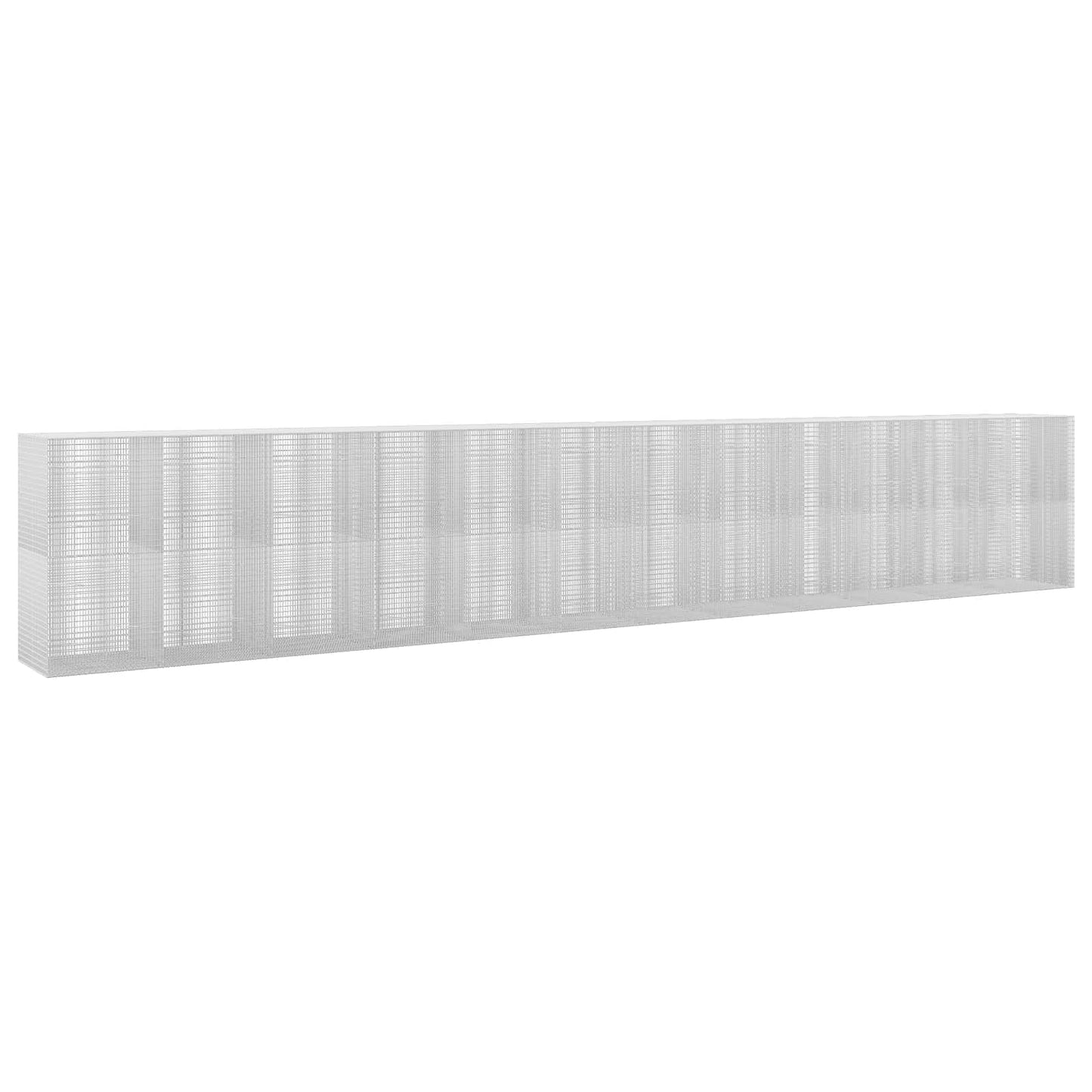 vidaXL Γκαμπιόν με σύρμα 5 mm και πλέγμα 5x2,5 cm 1200x100x200 εκ.
