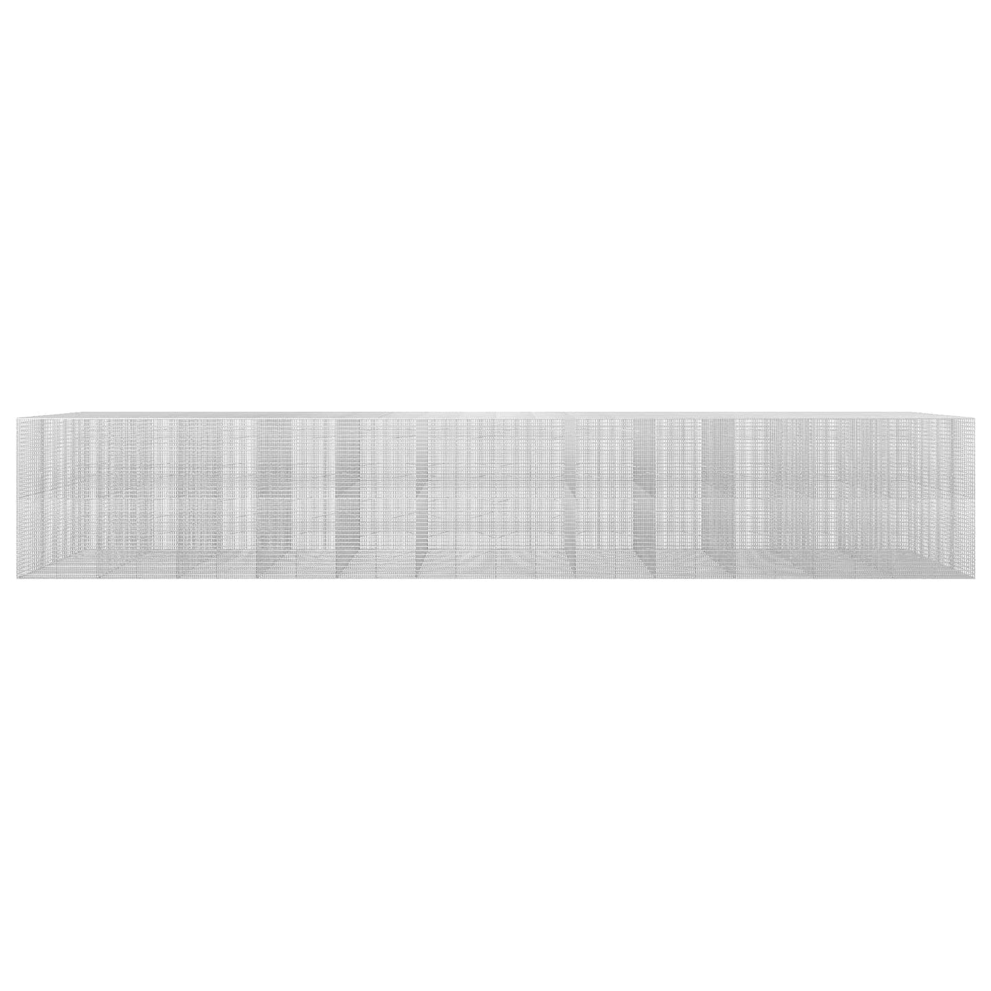 vidaXL Γκαμπιόν με σύρμα 5 mm και πλέγμα 5x2,5 cm 1200x100x200 εκ.