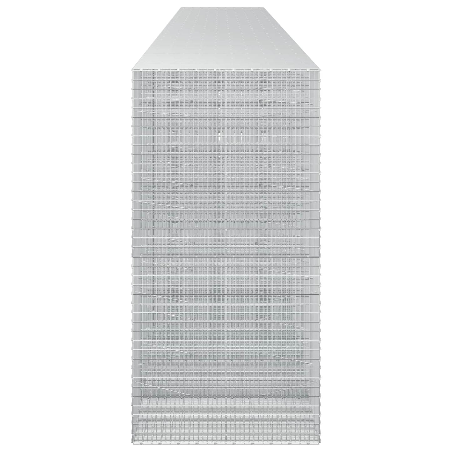 vidaXL Γκαμπιόν με σύρμα 5 mm και πλέγμα 5x2,5 cm 1200x100x200 εκ.