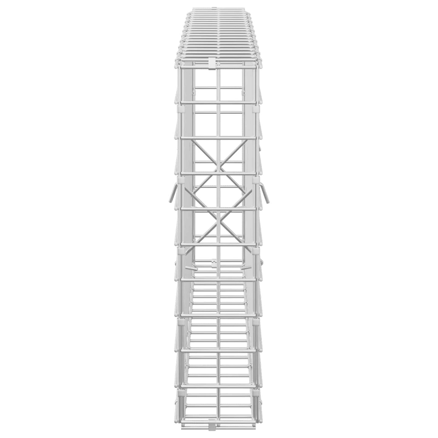 vidaXL Γκαμπιόν με σύρμα 5 mm και πλέγμα 5x5 cm 100x10x50 εκ