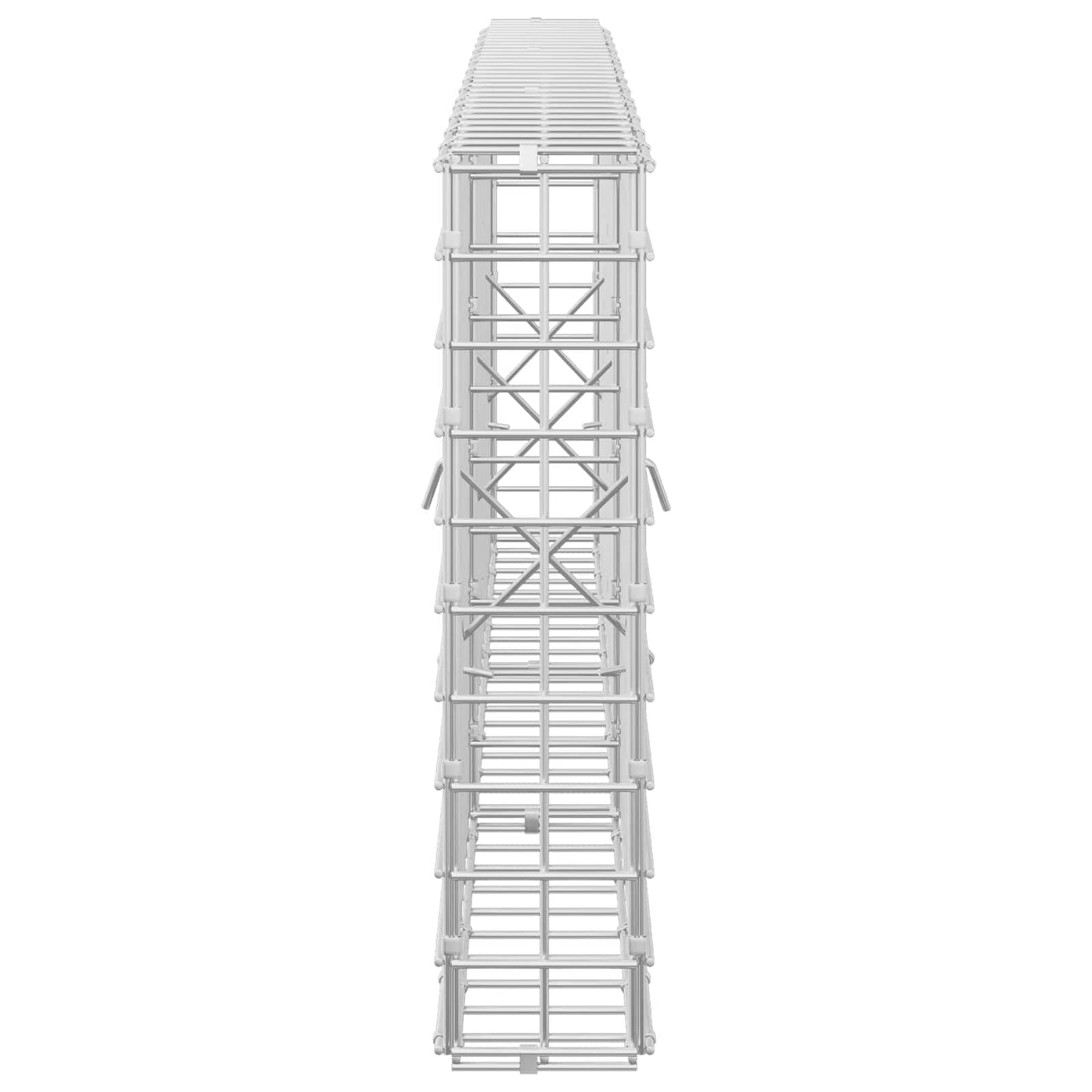 vidaXL Γκαμπιόν με σύρμα 5 mm και πλέγμα 5x5 cm 150x10x50 εκ