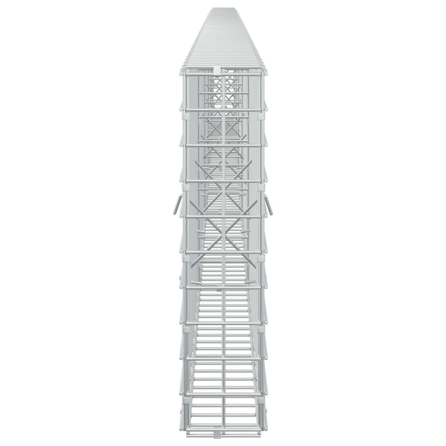 vidaXL Γκαμπιόν με σύρμα 5 mm και πλέγμα 5x5 cm 500x10x50 εκ