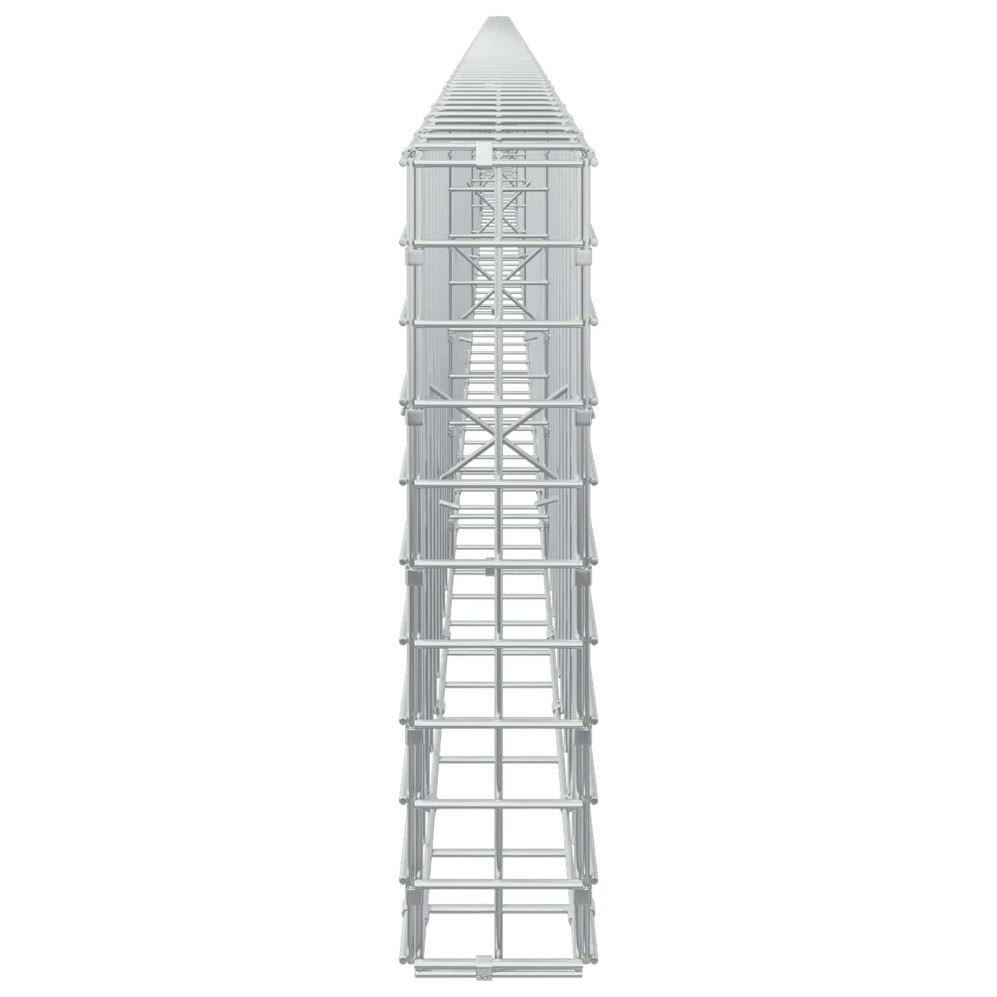 vidaXL Γκαμπιόν με σύρμα 5 mm και πλέγμα 5x5 cm 550x10x50 εκ