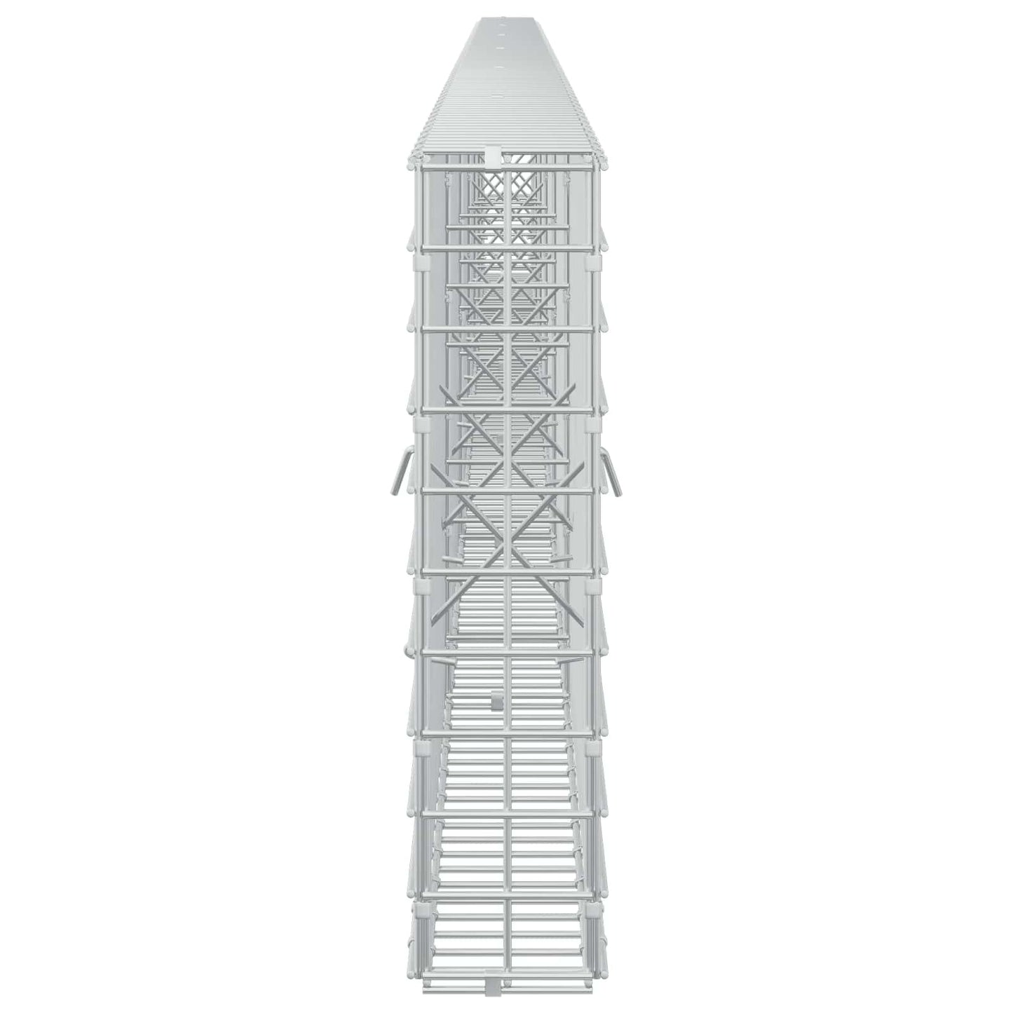 vidaXL Γκαμπιόν με σύρμα 5 mm και πλέγμα 5x5 cm 600x10x50 εκ