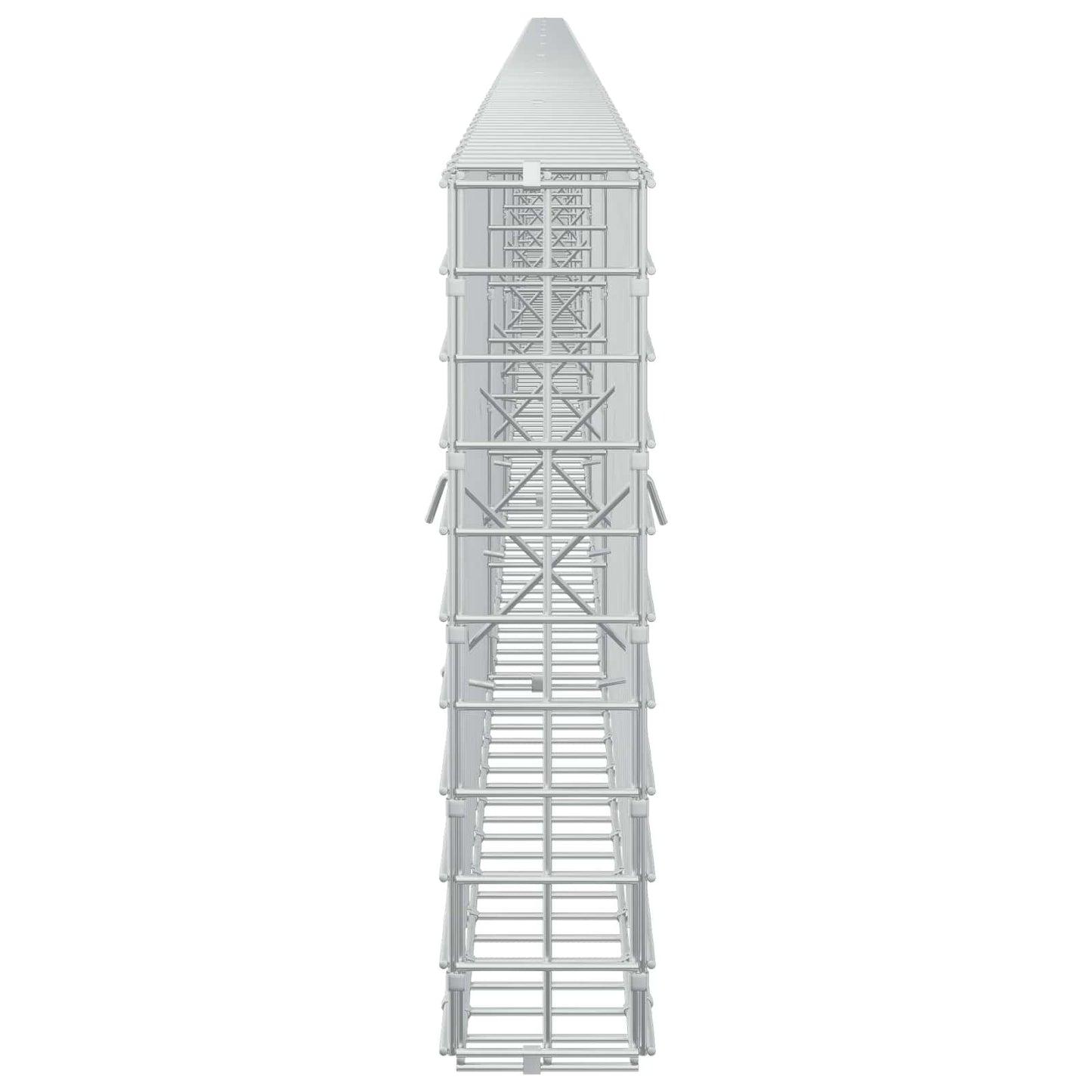 vidaXL Γκαμπιόν με σύρμα 5 mm και πλέγμα 5x5 cm 900x10x50 εκ